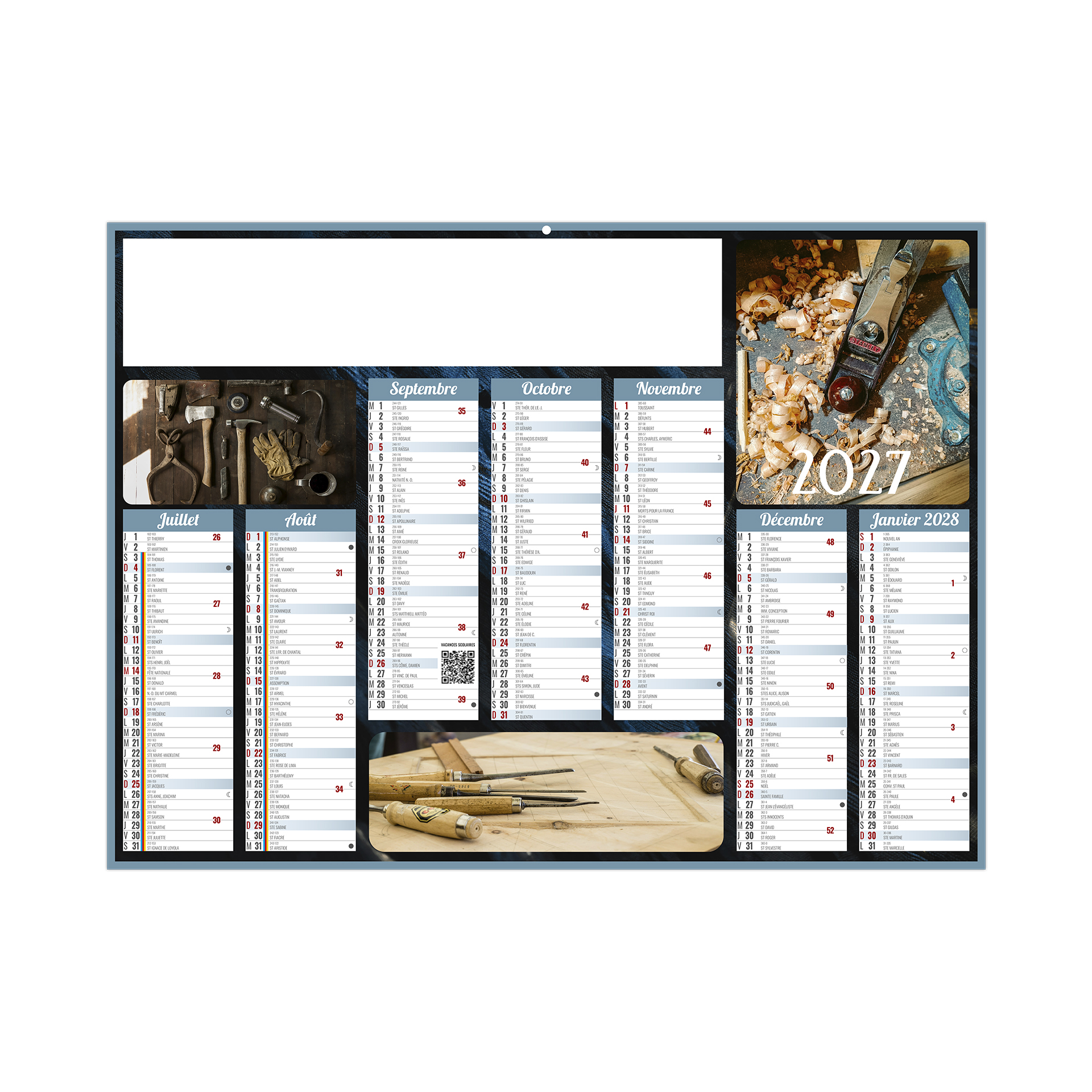 Artisanal 2027 – Calendrier avec logo - vue 3