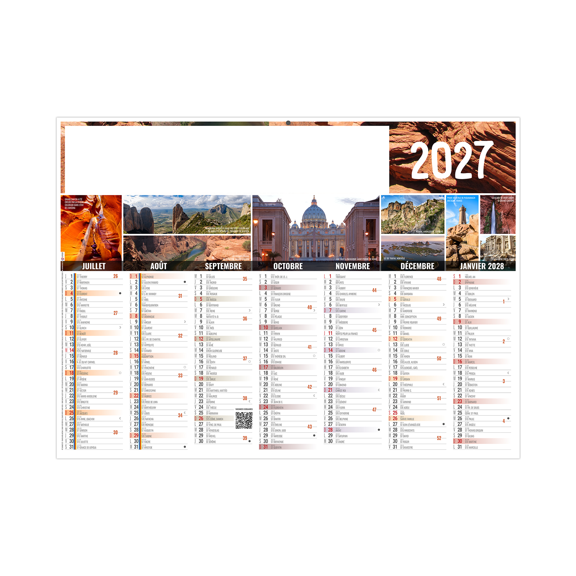 Barnabé 2027 – Calendrier avec logo - vue 3
