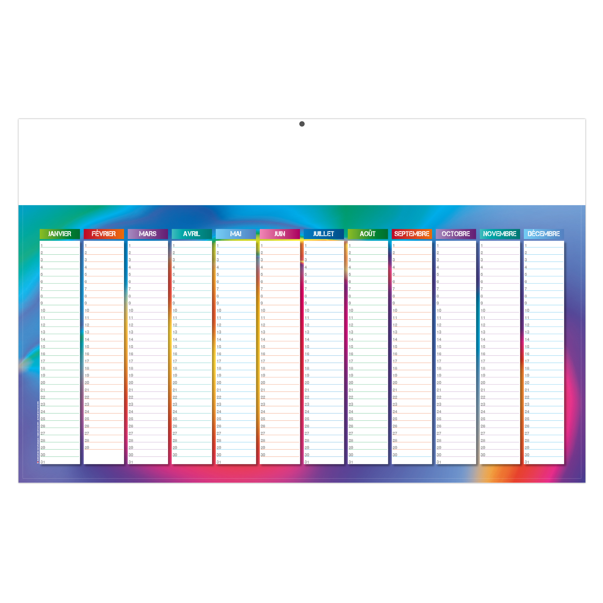 Intense 2027 – Calendrier avec logo - vue 3