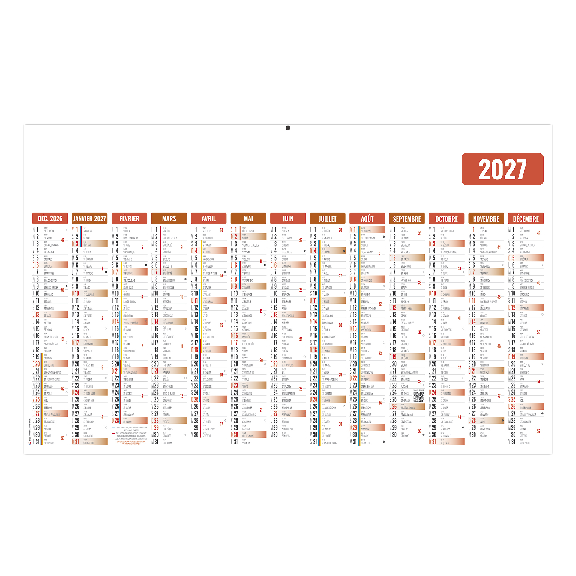 Ecomax 2027 – Calendrier avec logo - vue 2
