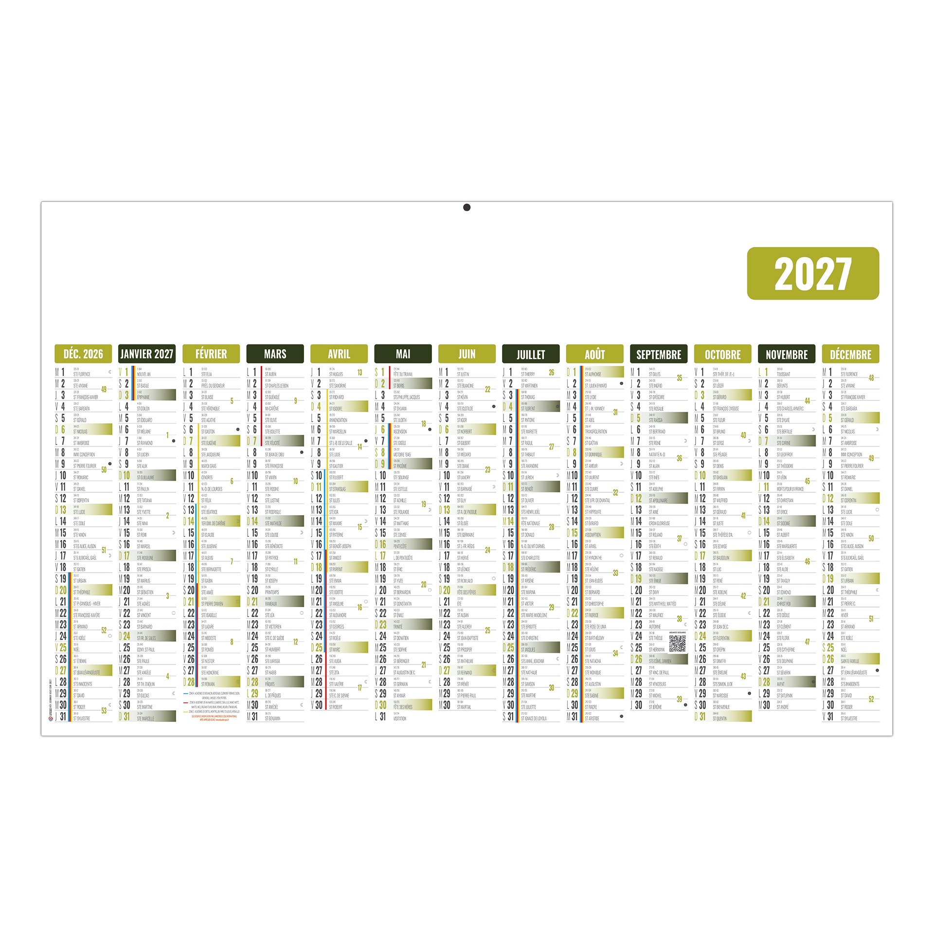 Ecomax 2027 – Calendrier avec logo - vue 3