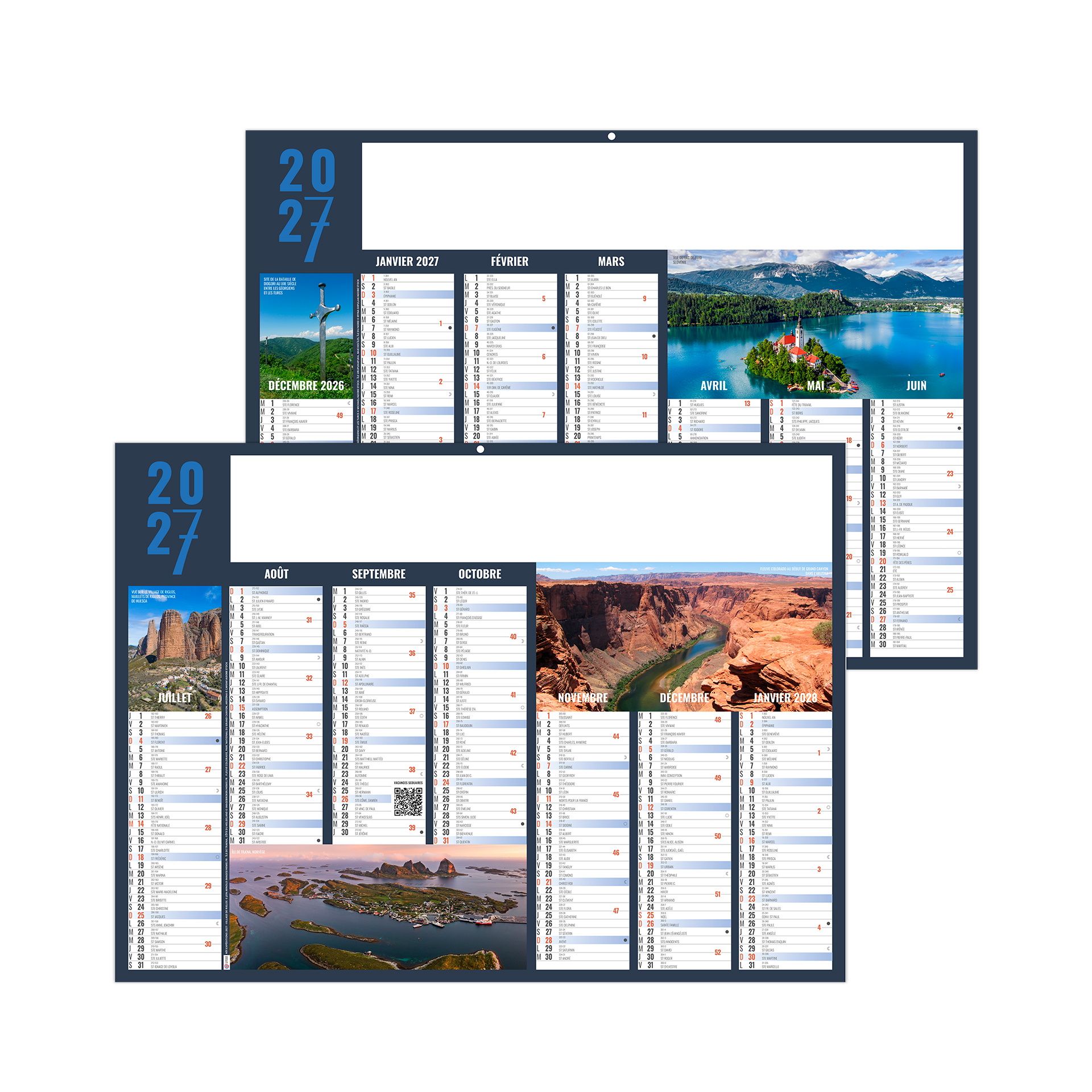 Expéditions 2027 – Calendrier avec logo