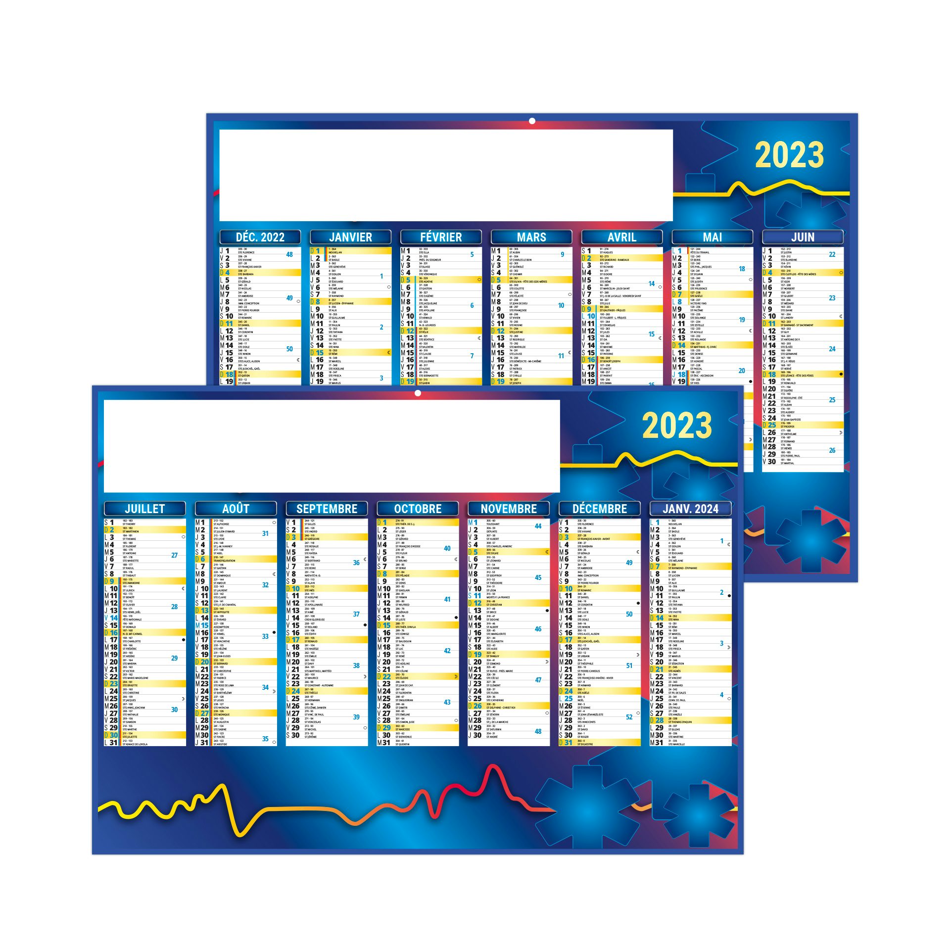 Calendrier tontons flingueurs 2023