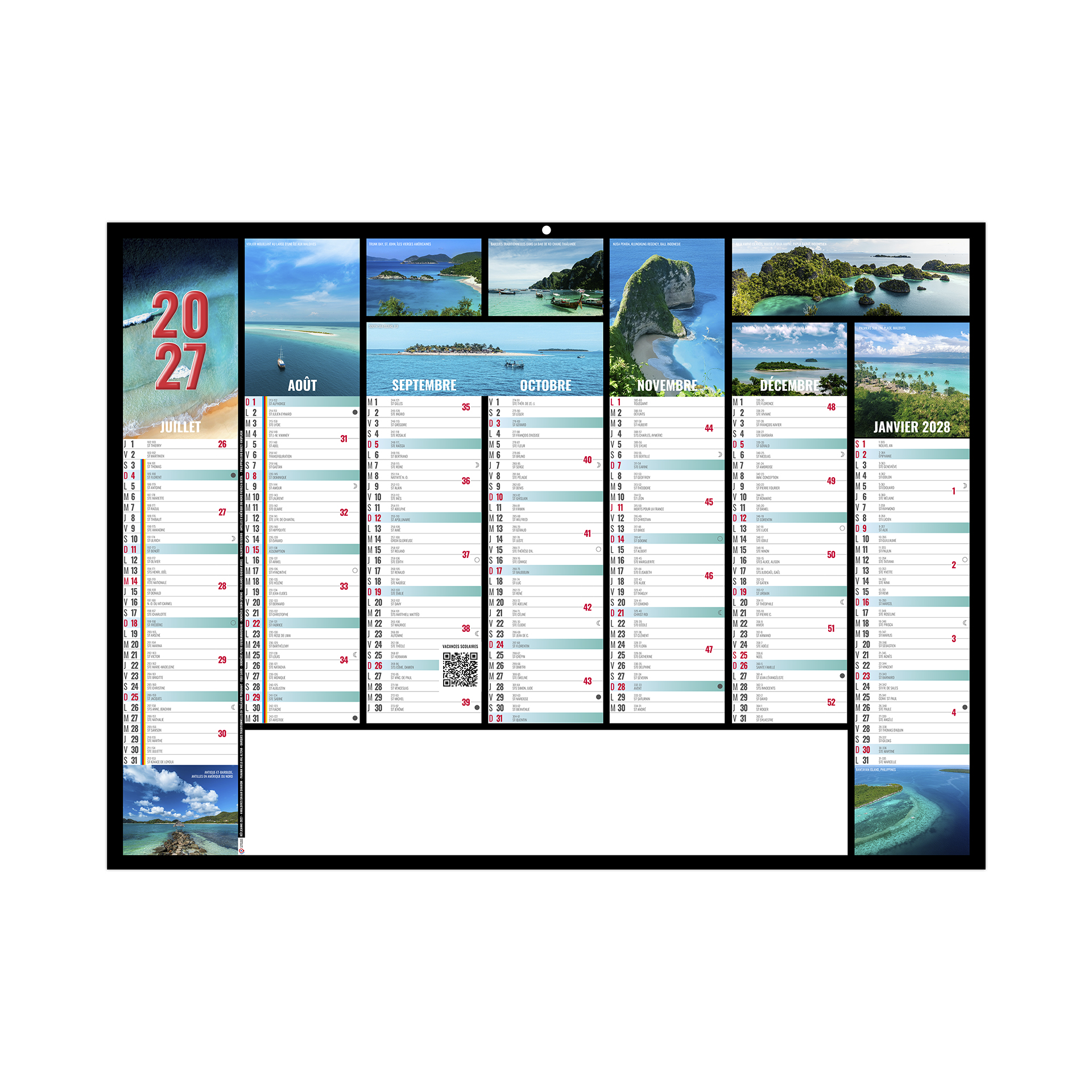Jeanne 2027 – Calendrier avec logo - vue 3