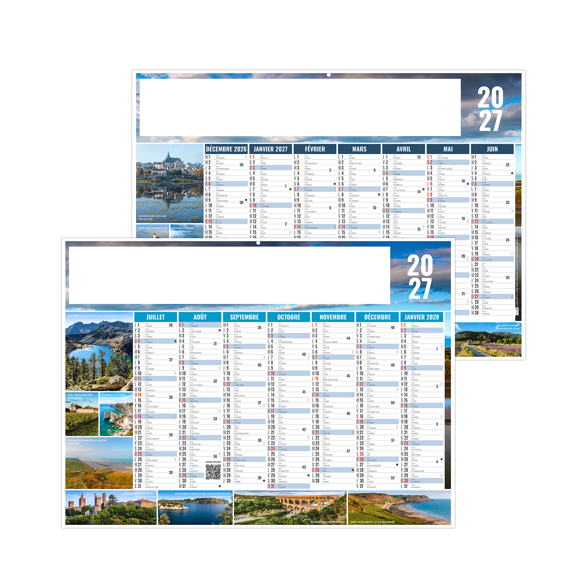 Julien 2027 – Calendrier avec logo - vue 1