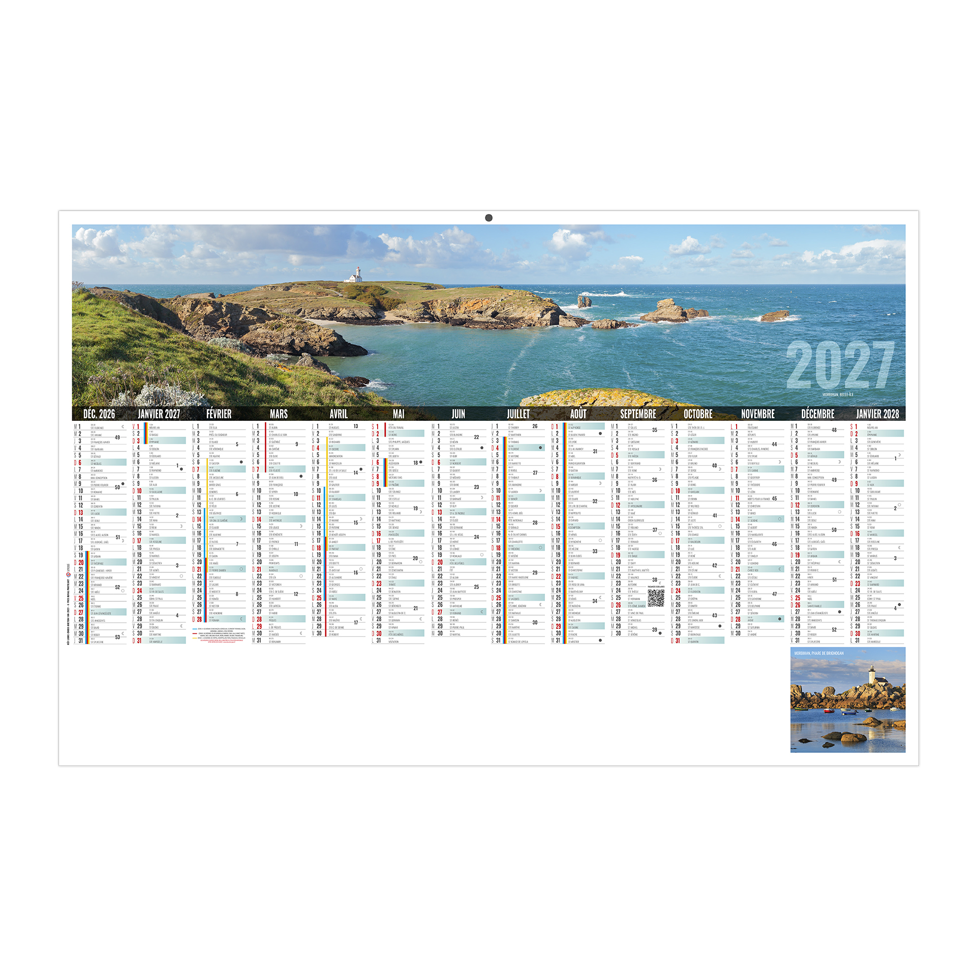 Libre choix breton 2027 – Calendrier avec logo - vue 1