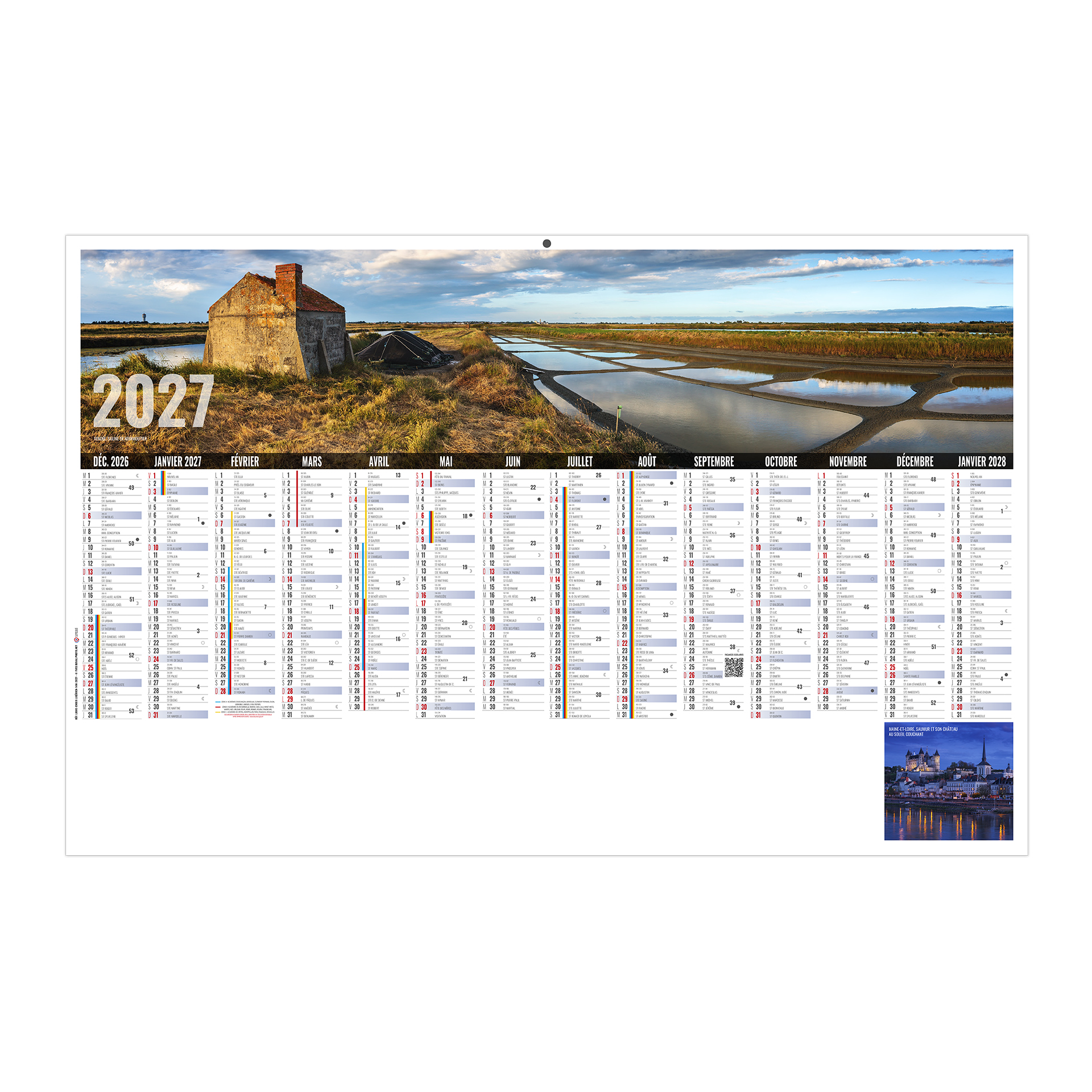Libre choix ligérien 2027 – Calendrier avec logo - vue 1