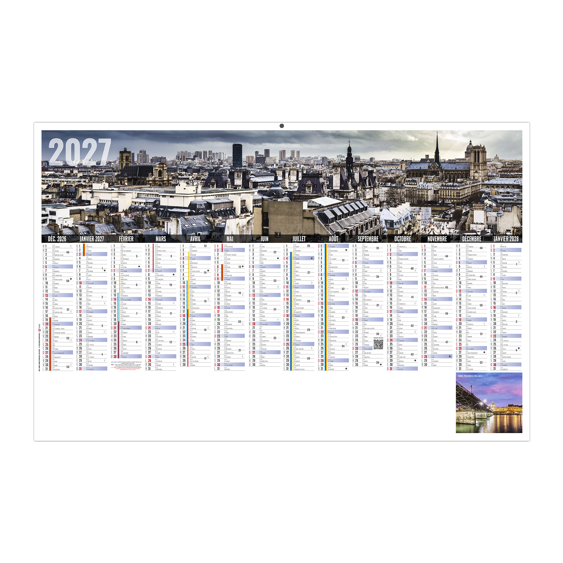 Libre choix parisien 2027 – Calendrier avec logo
