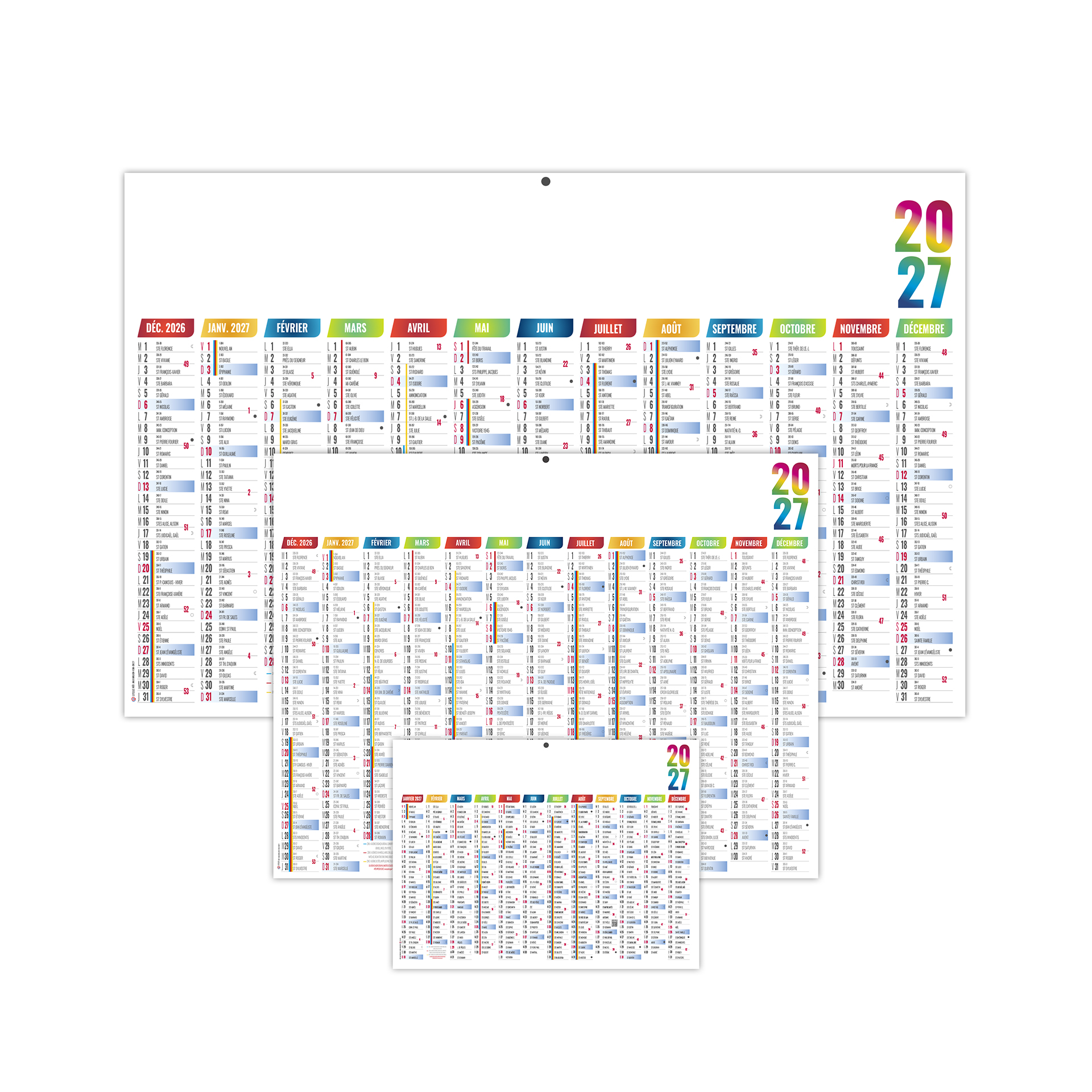 Maximilien 2027 – Calendrier avec logo - vue 1
