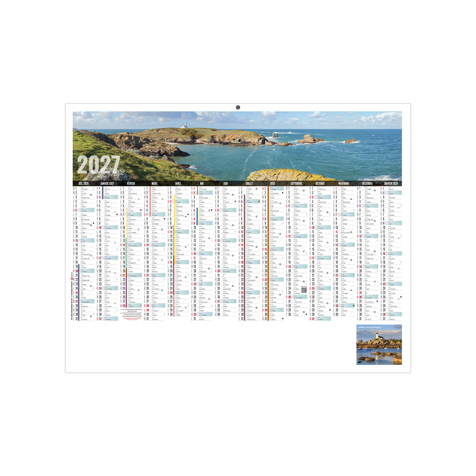 Libre choix breton 2027 – Calendrier avec logo - vue 2