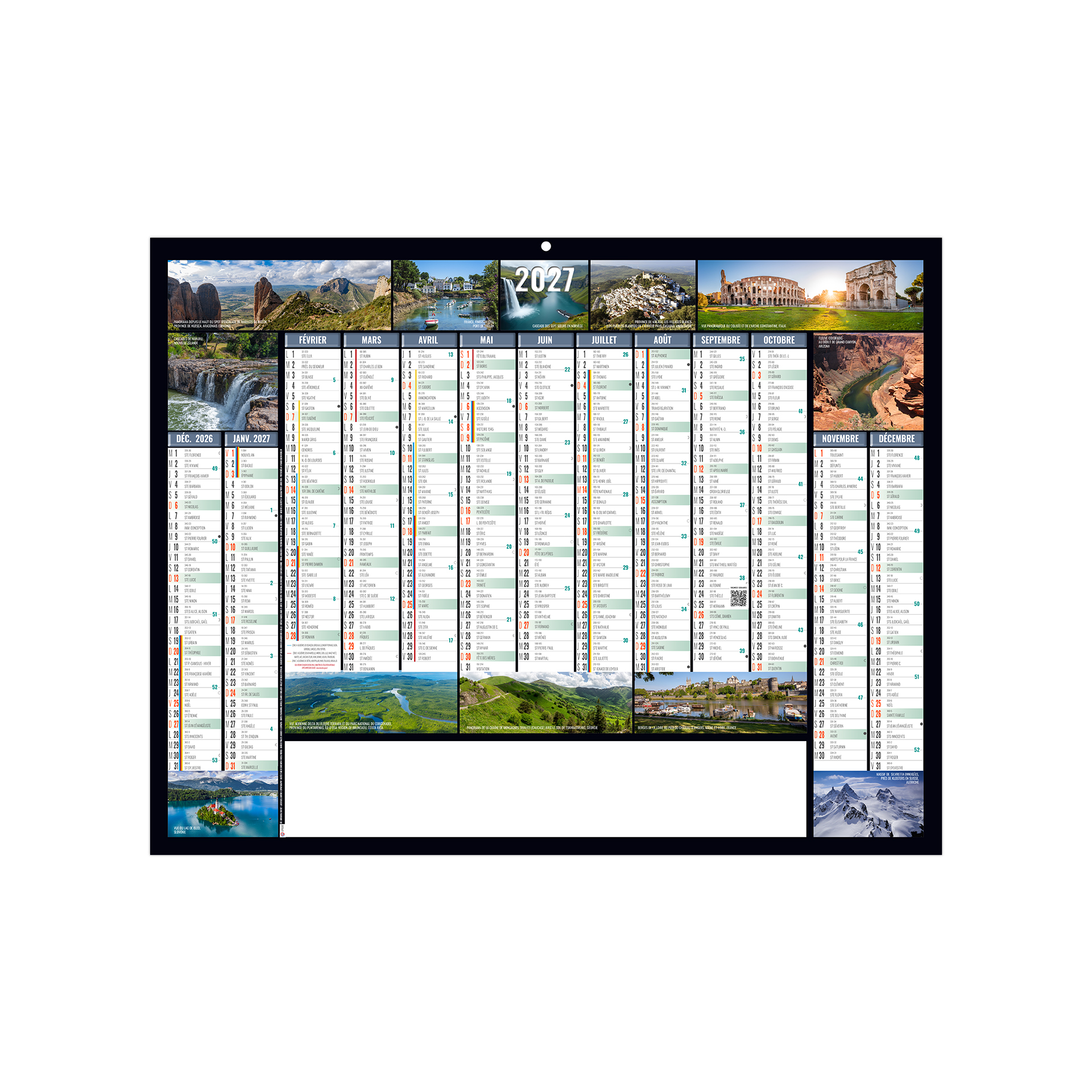 Continental 2027 – Calendrier avec logo - vue 2