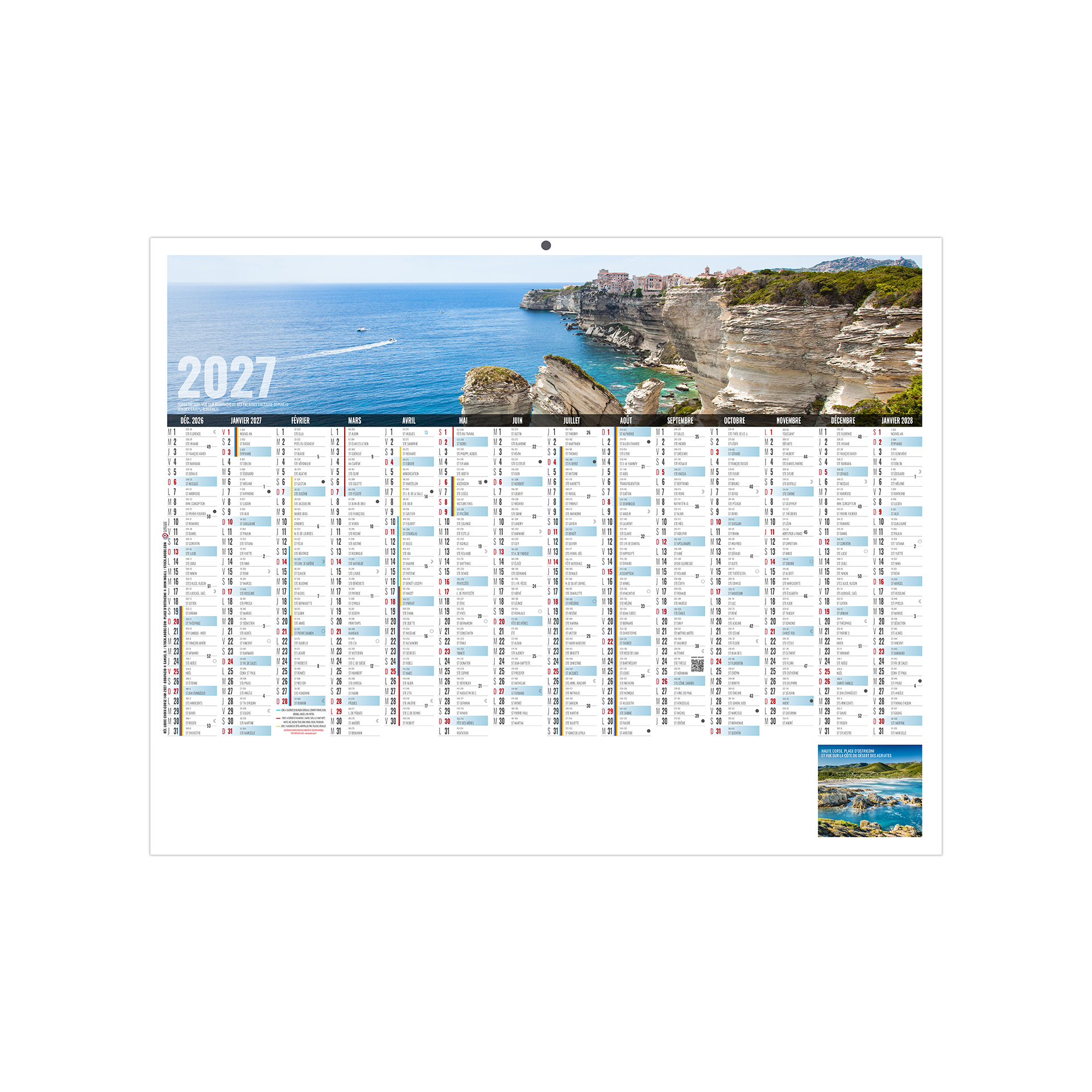 Libre choix corse 2027 – Calendrier avec logo - vue 2