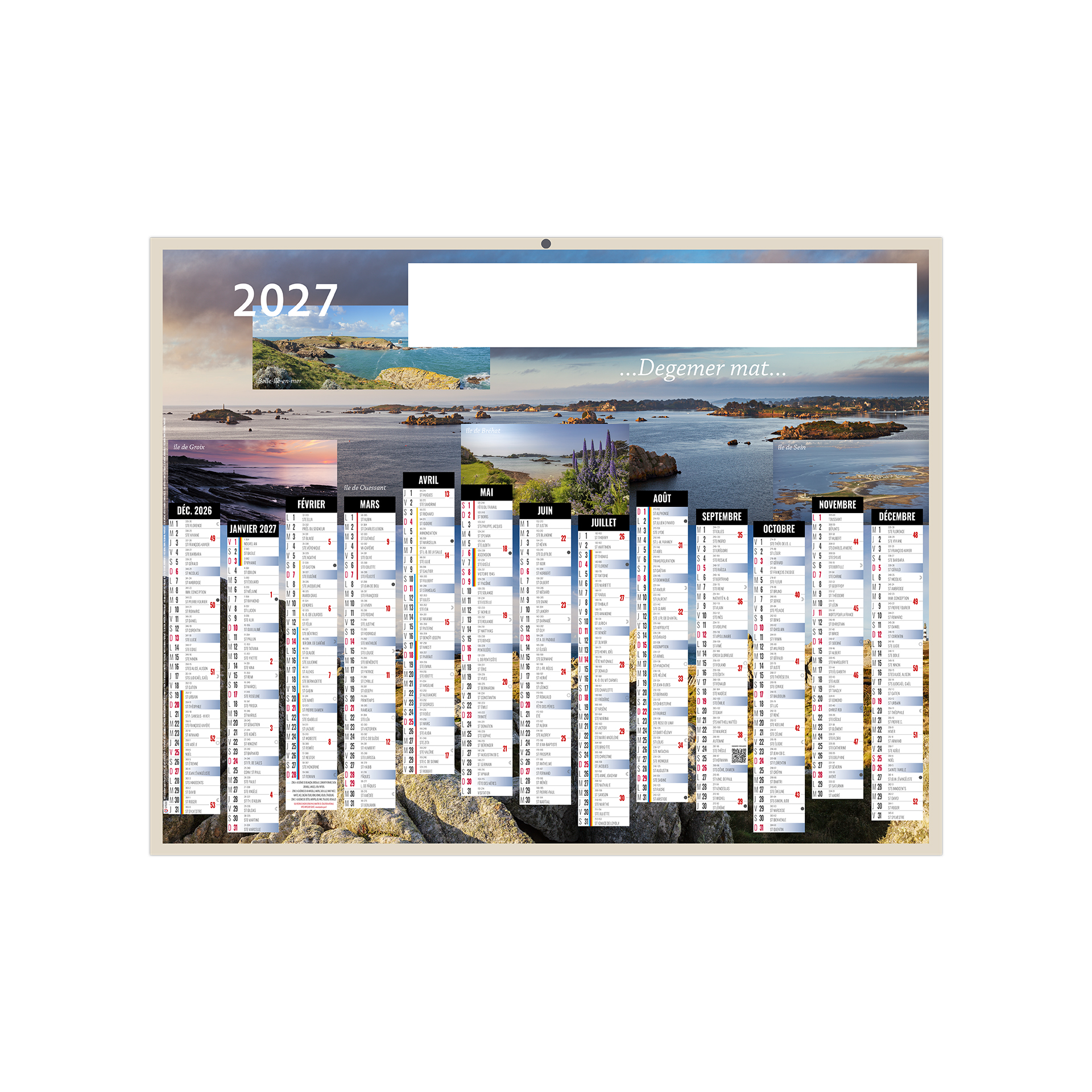 Degemer mat 2027 – Banderole publicitaire personnalisée - vue 2