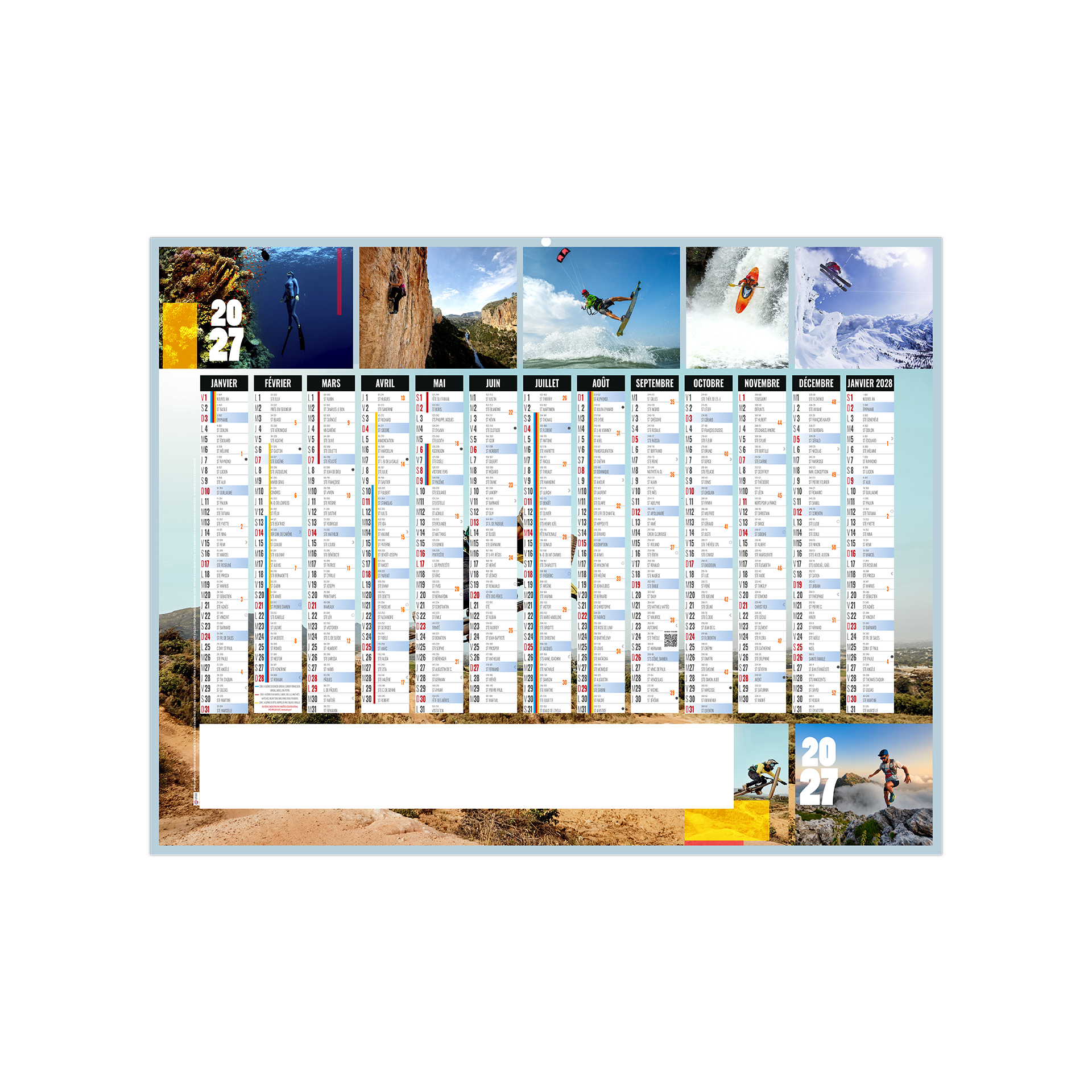 Intense 2027 – Calendrier avec logo - vue 2