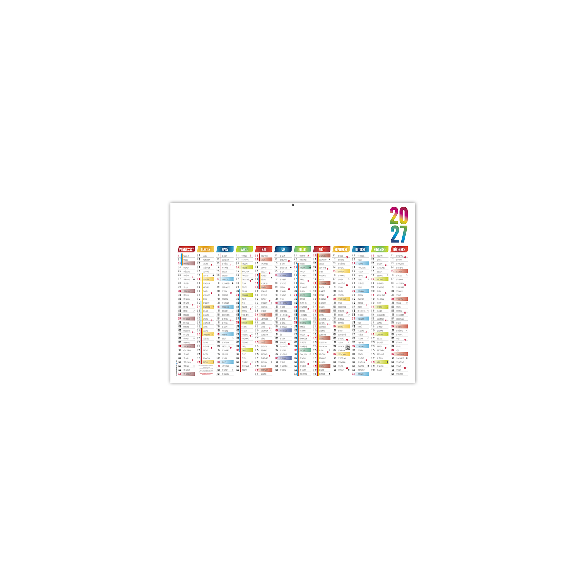 Casimir 2027 – Calendrier avec logo - vue 4