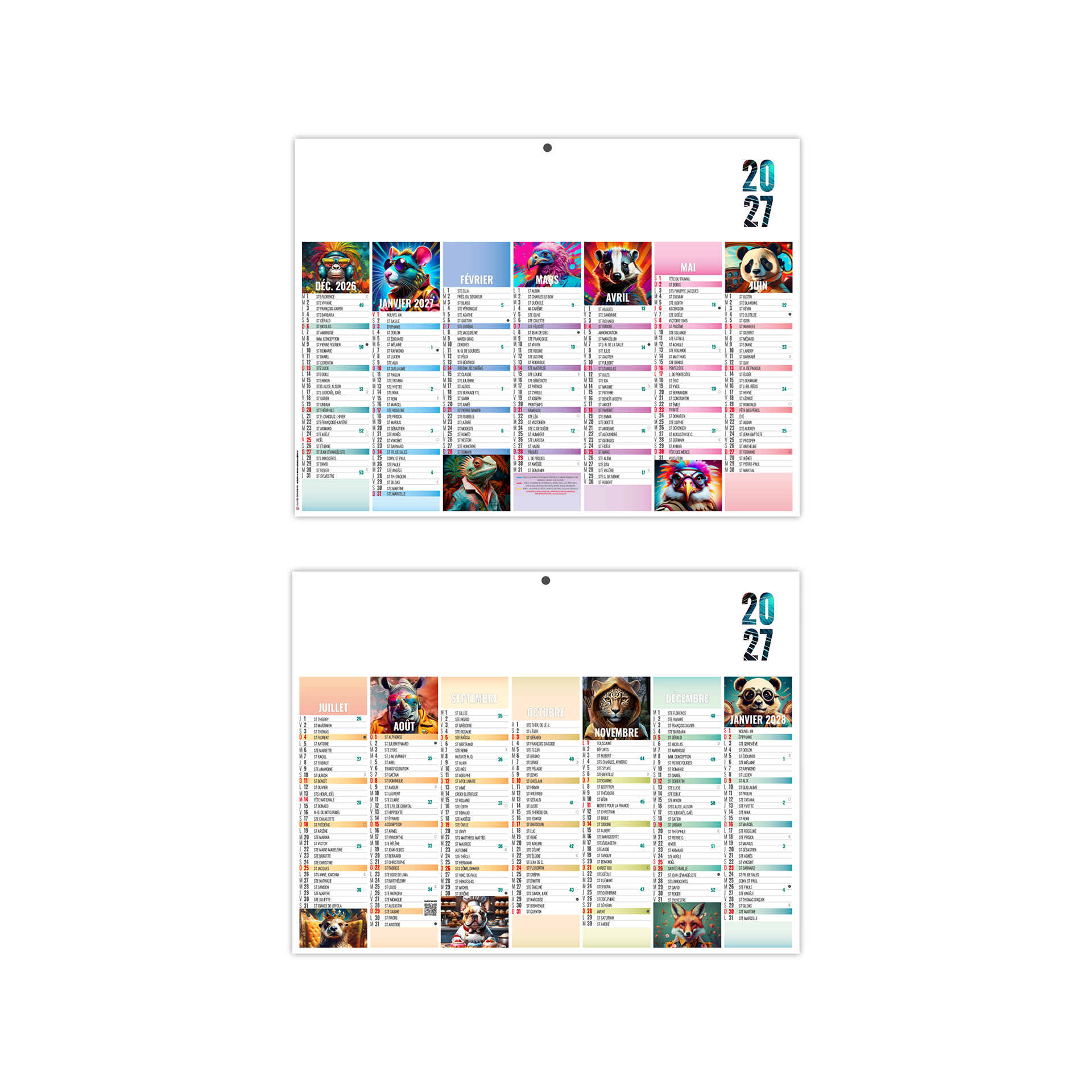 Pictures 2027 – Calendrier avec logo - vue 3