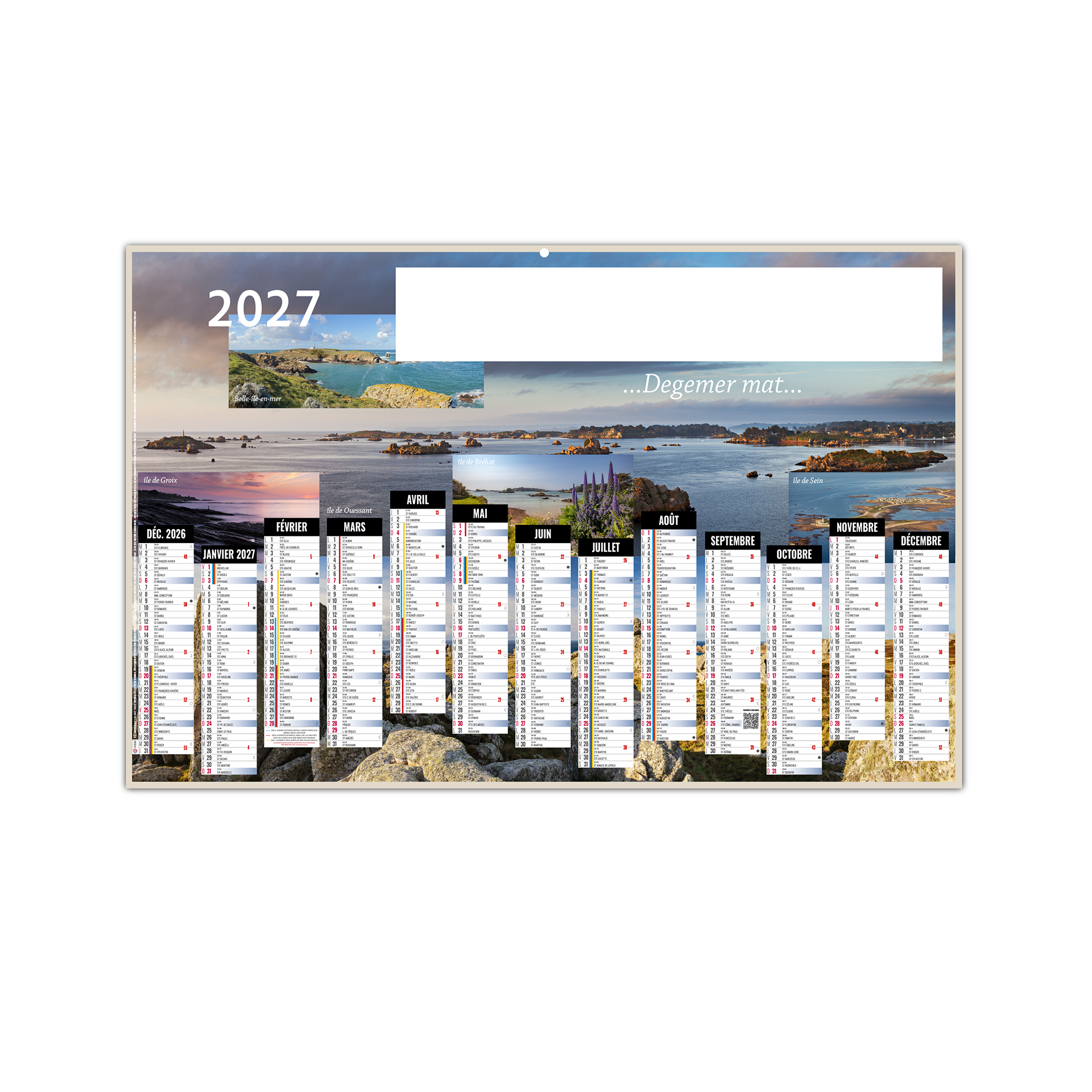 Degemer mat 2027 – Banderole publicitaire personnalisée - vue 1