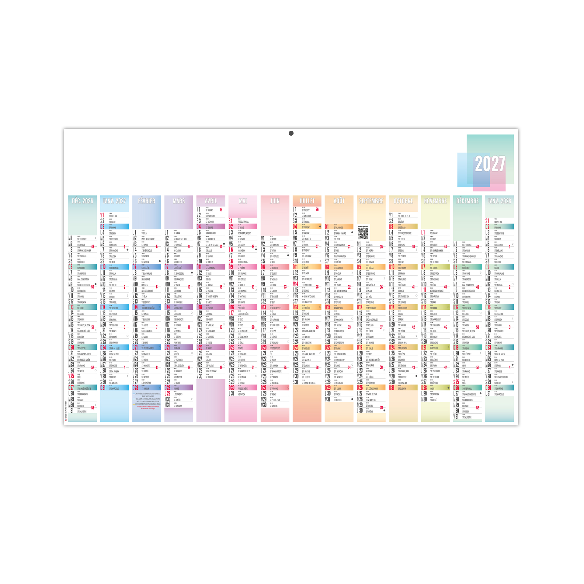 Pastel 2027 – Article de coloriage personnalisé - vue 2