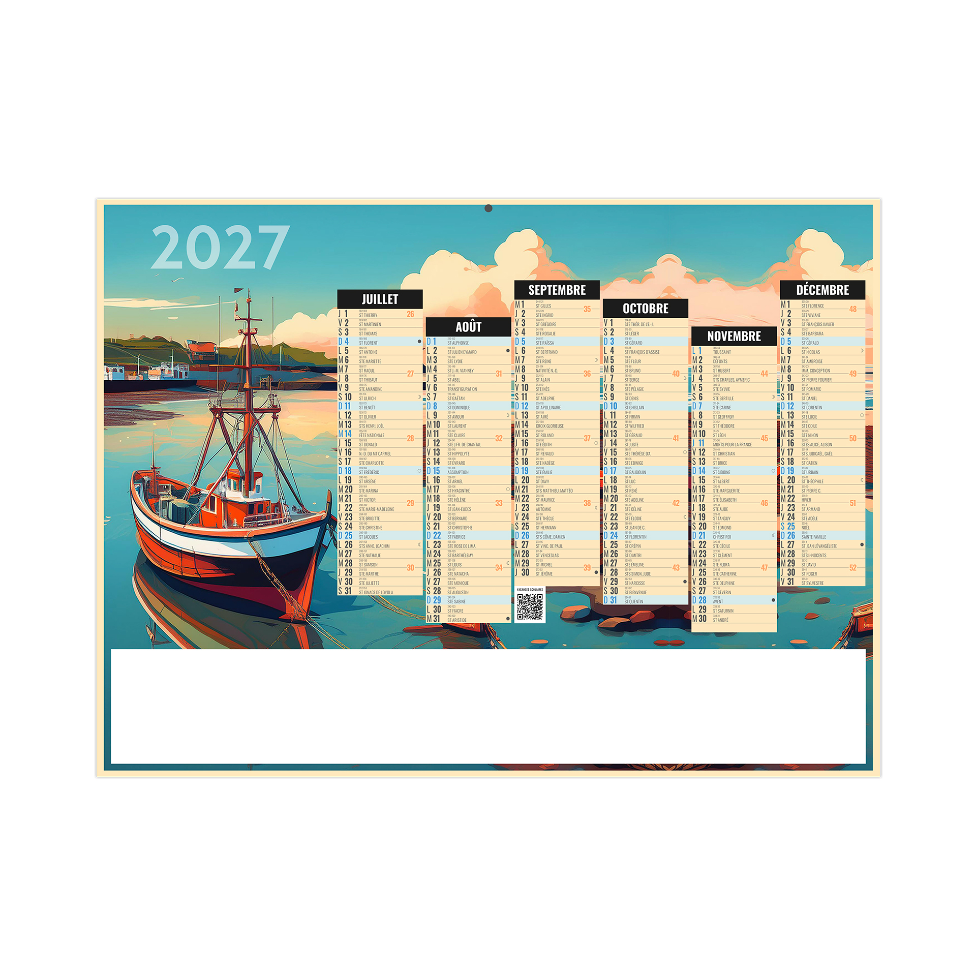 Pictural 2027 – Calendrier avec logo - vue 3