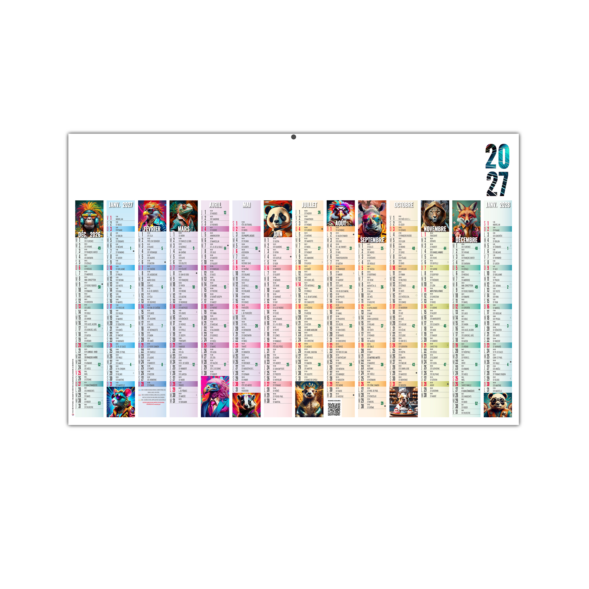 Pictures 2027 – Calendrier avec logo - vue 2