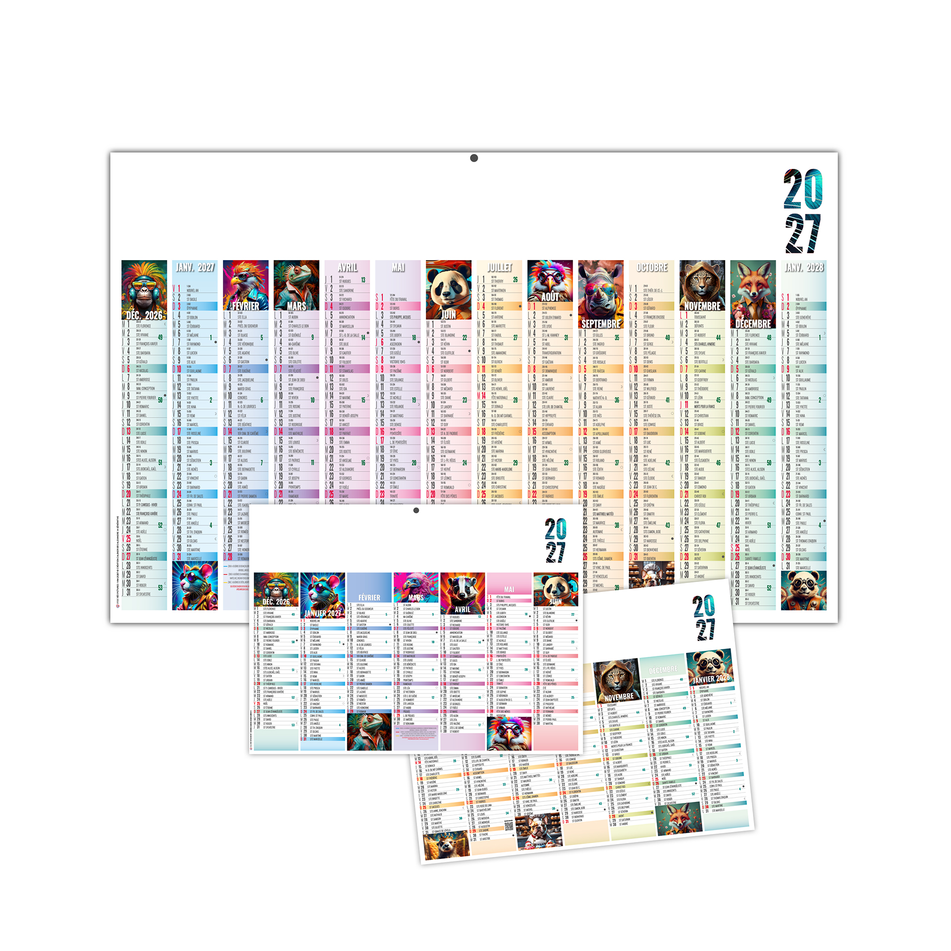 Pictures 2027 – Calendrier avec logo - vue 1