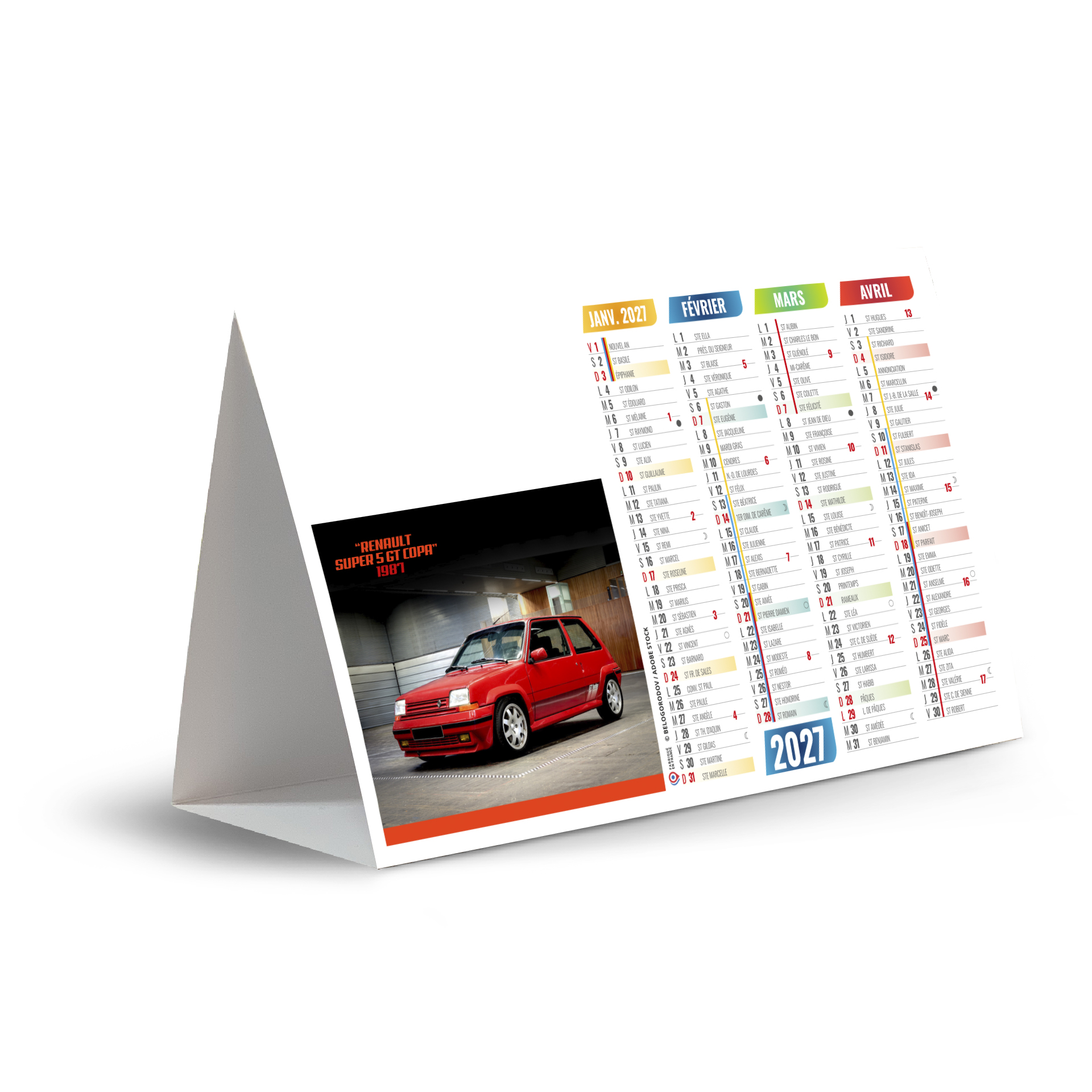 Classics 2027 – Calendrier avec logo - vue 1