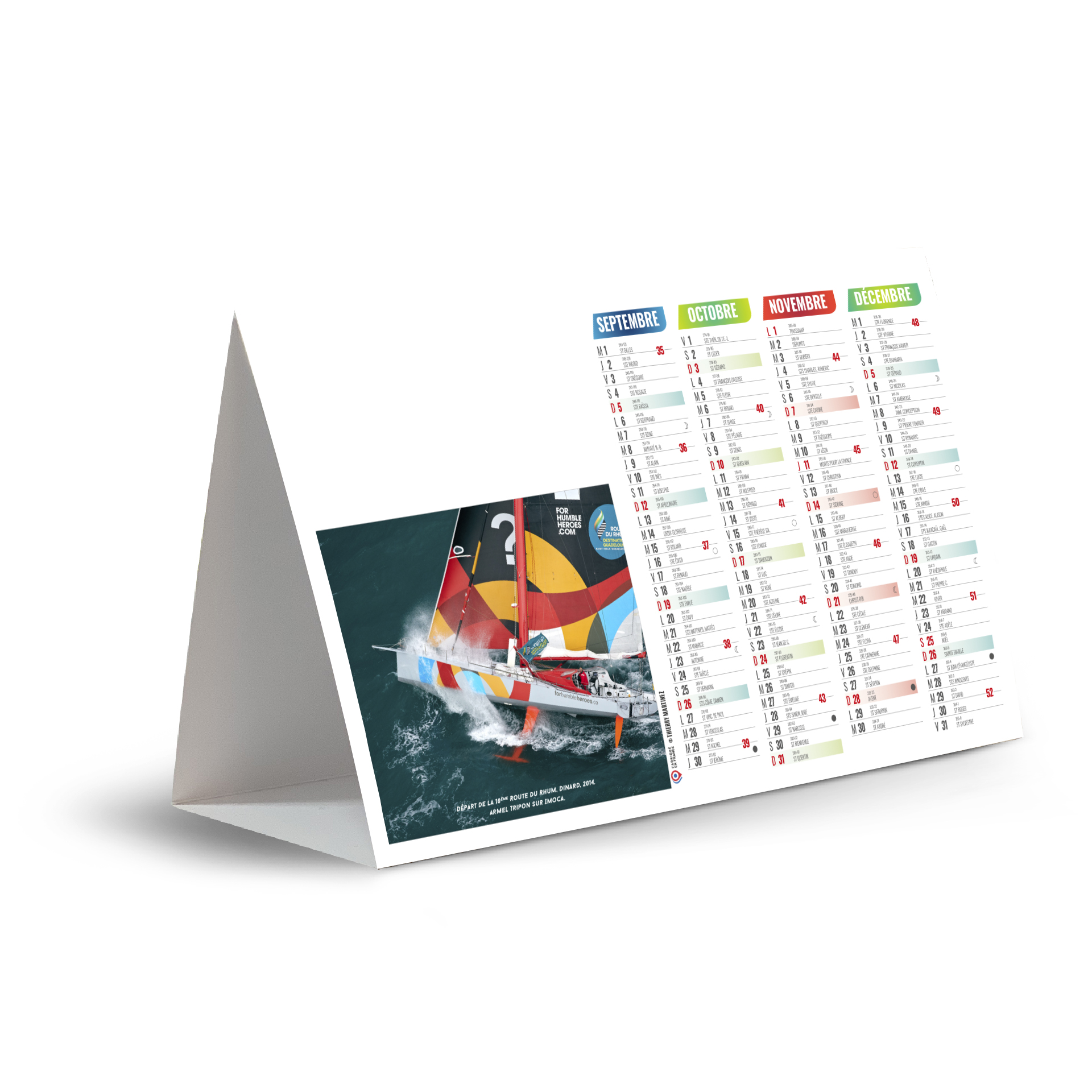 Cordage 2027 – Calendrier avec logo - vue 1