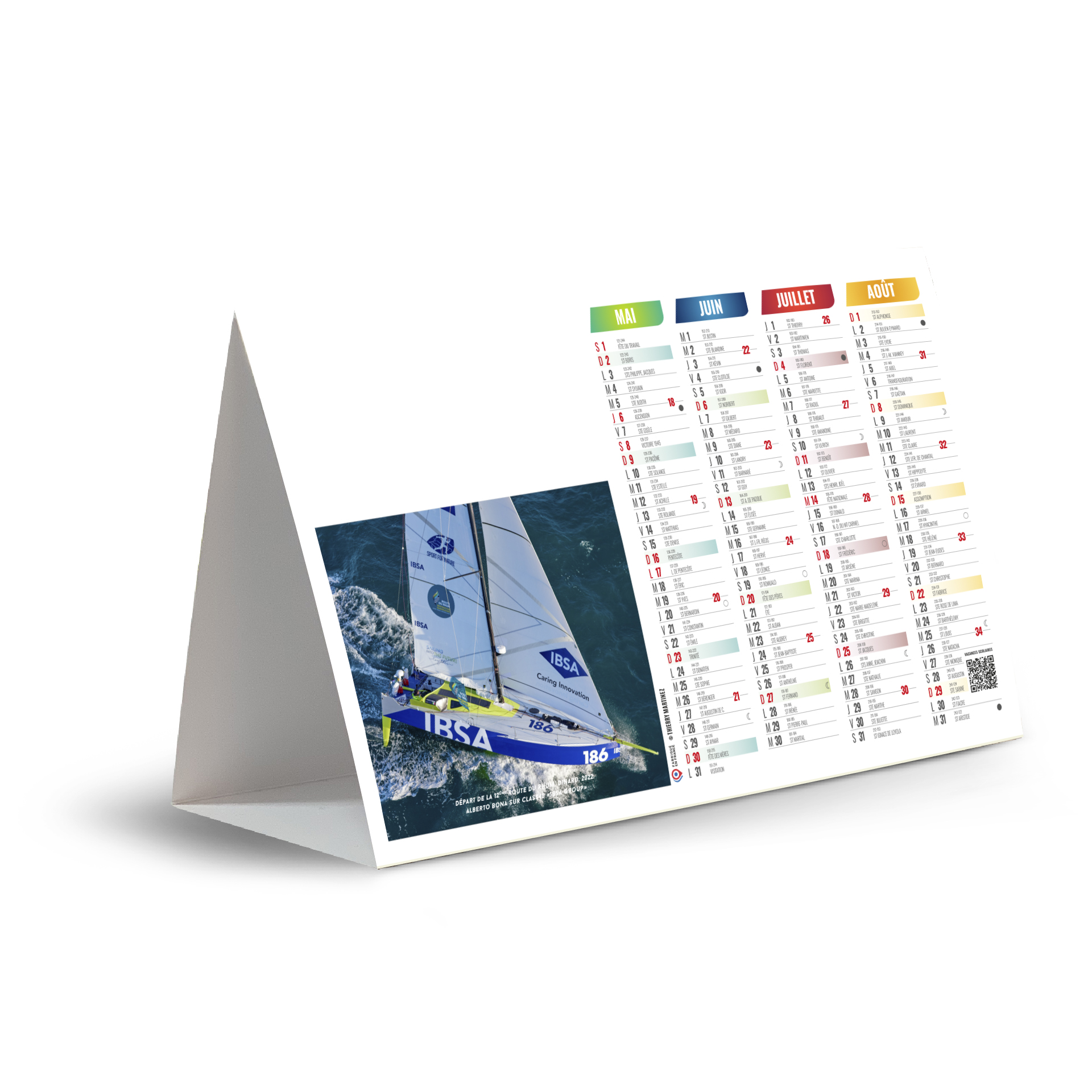 Cordage 2027 – Calendrier avec logo - vue 3