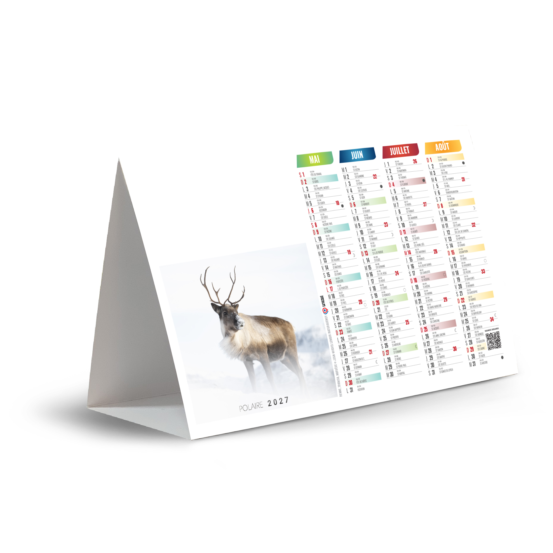 Iceberg 2027 – Calendrier avec logo - vue 3