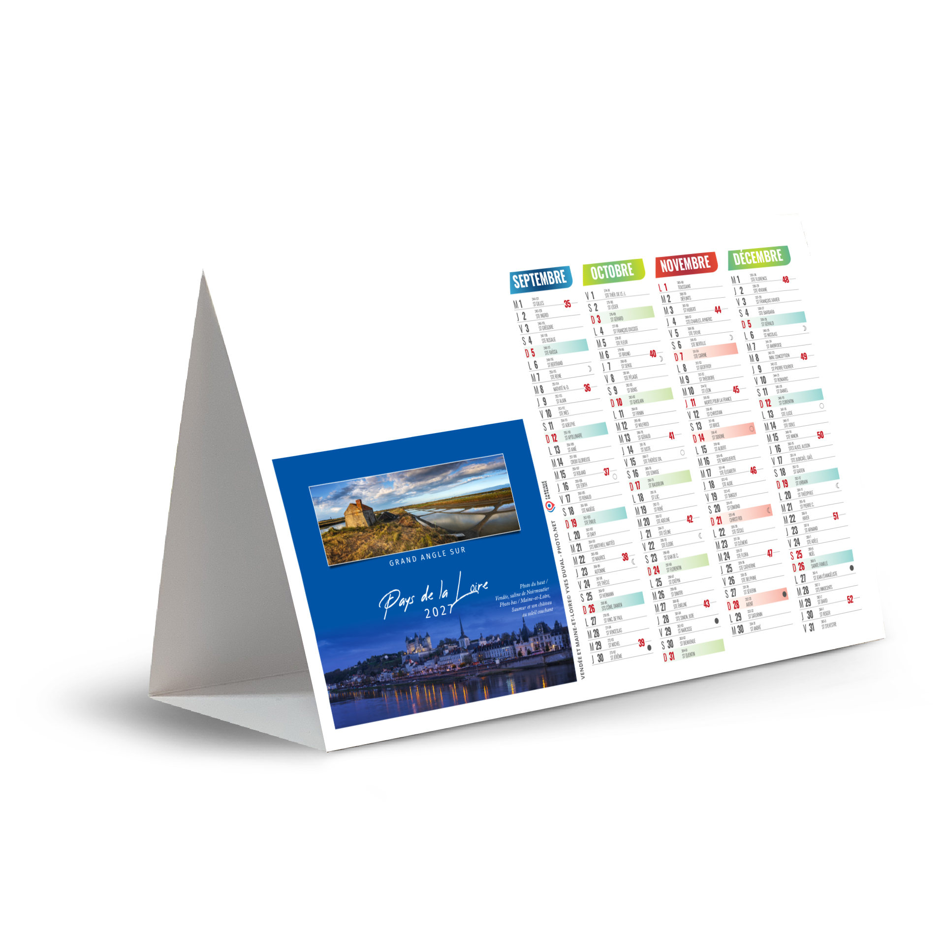 Points de vue 2027 – Calendrier avec logo - vue 1