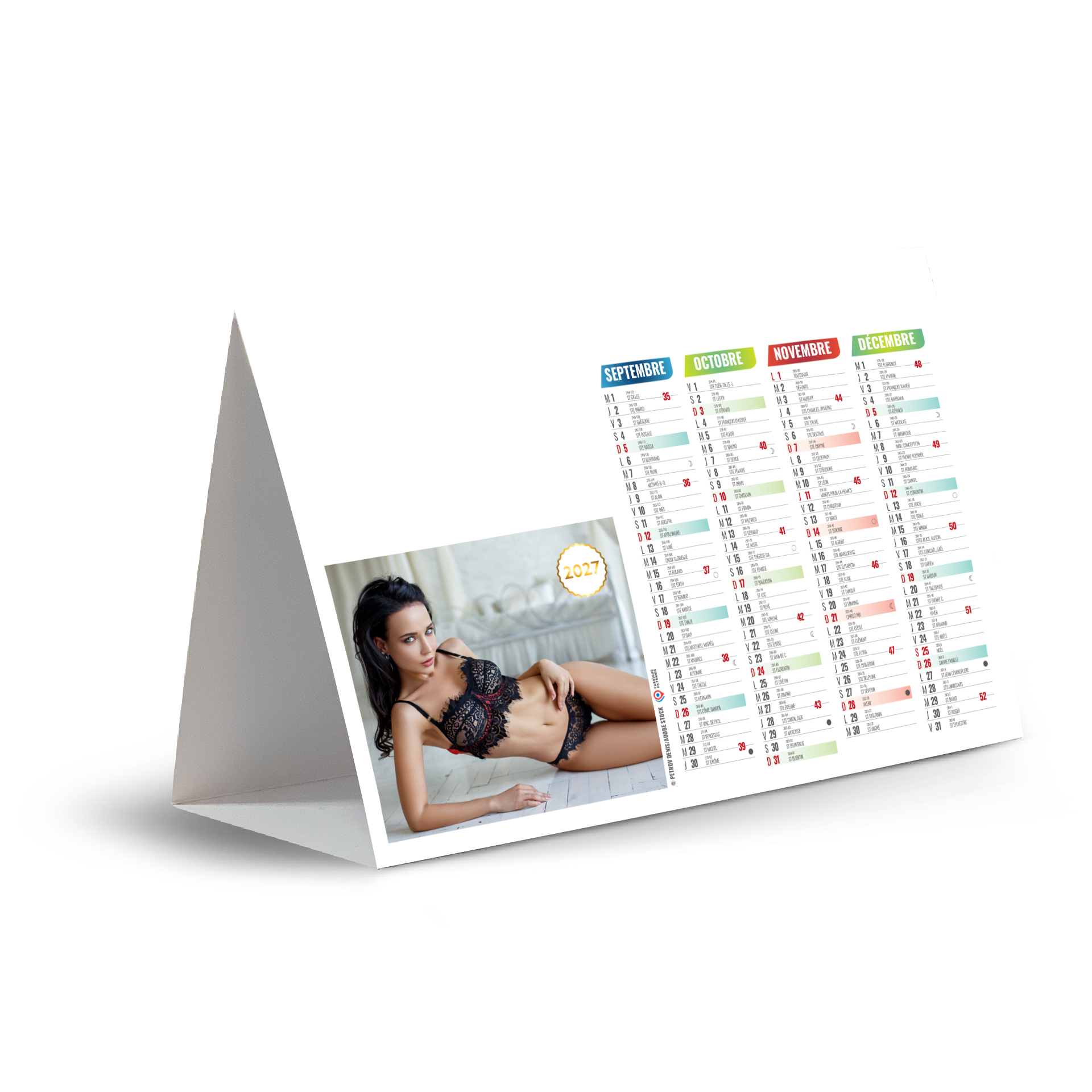 Satin 2027 – Calendrier avec logo - vue 3
