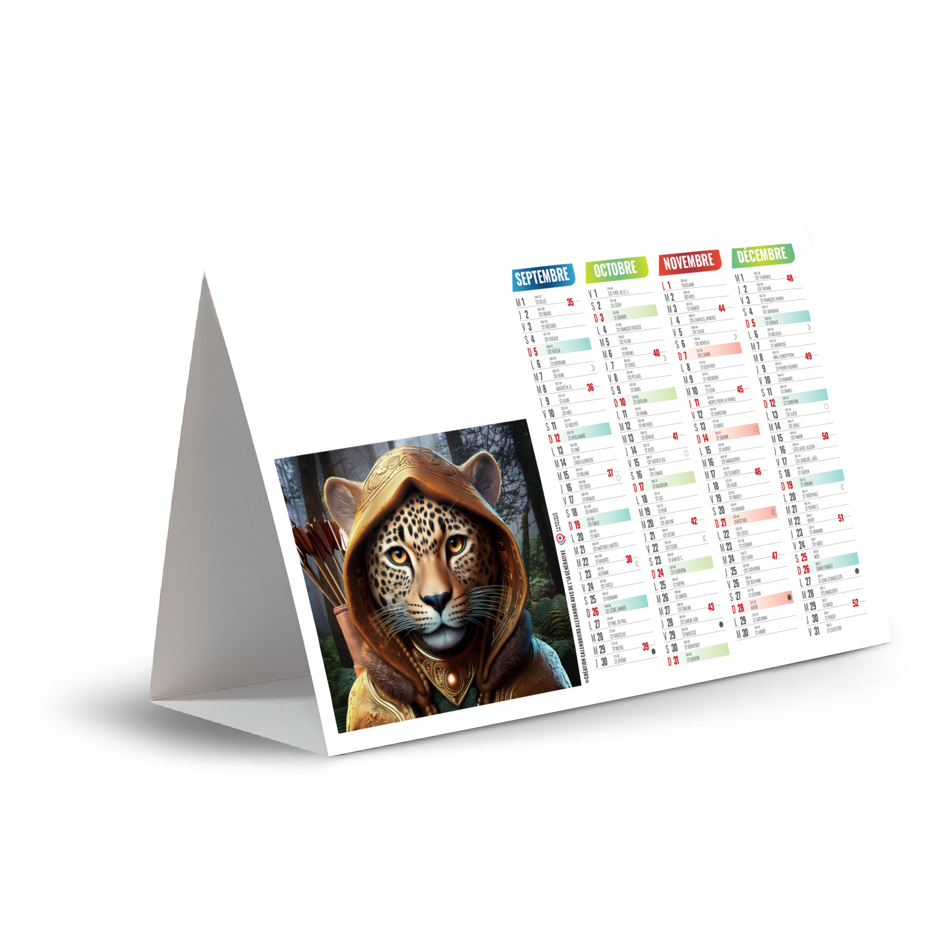 Spray 2027 – Calendrier avec logo - vue 1