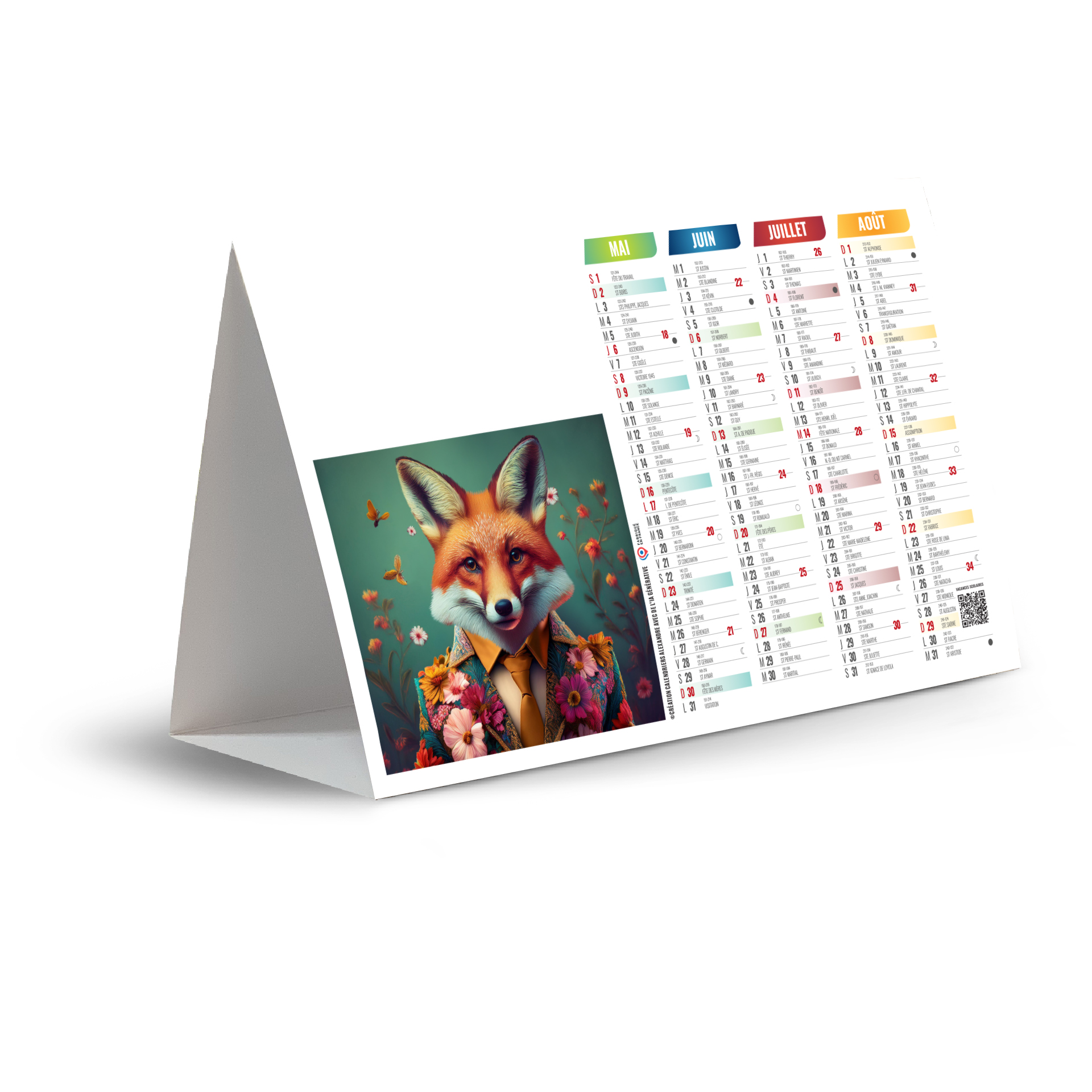 Spray 2027 – Calendrier avec logo - vue 3