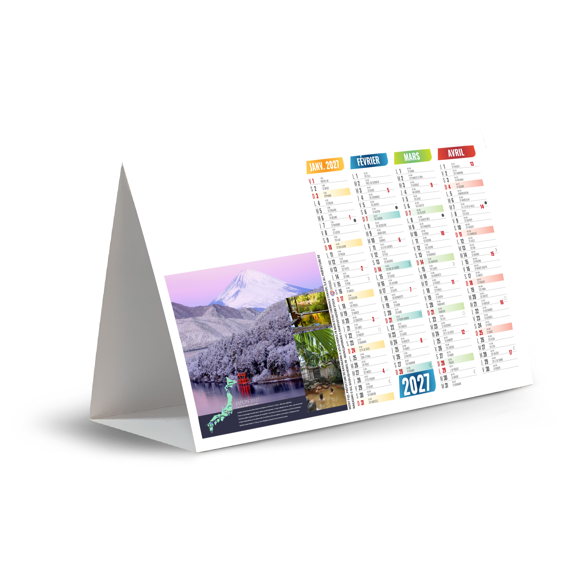 Thermalisme 2027 – Calendrier avec logo - vue 2