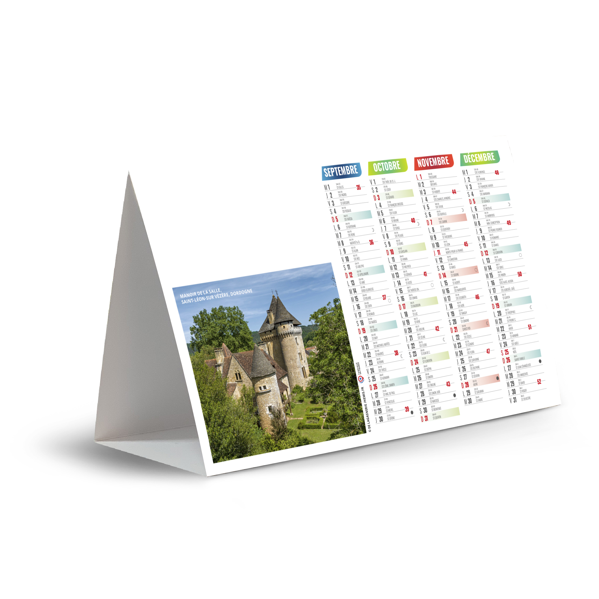 Tradition 2027 – Calendrier avec logo - vue 1