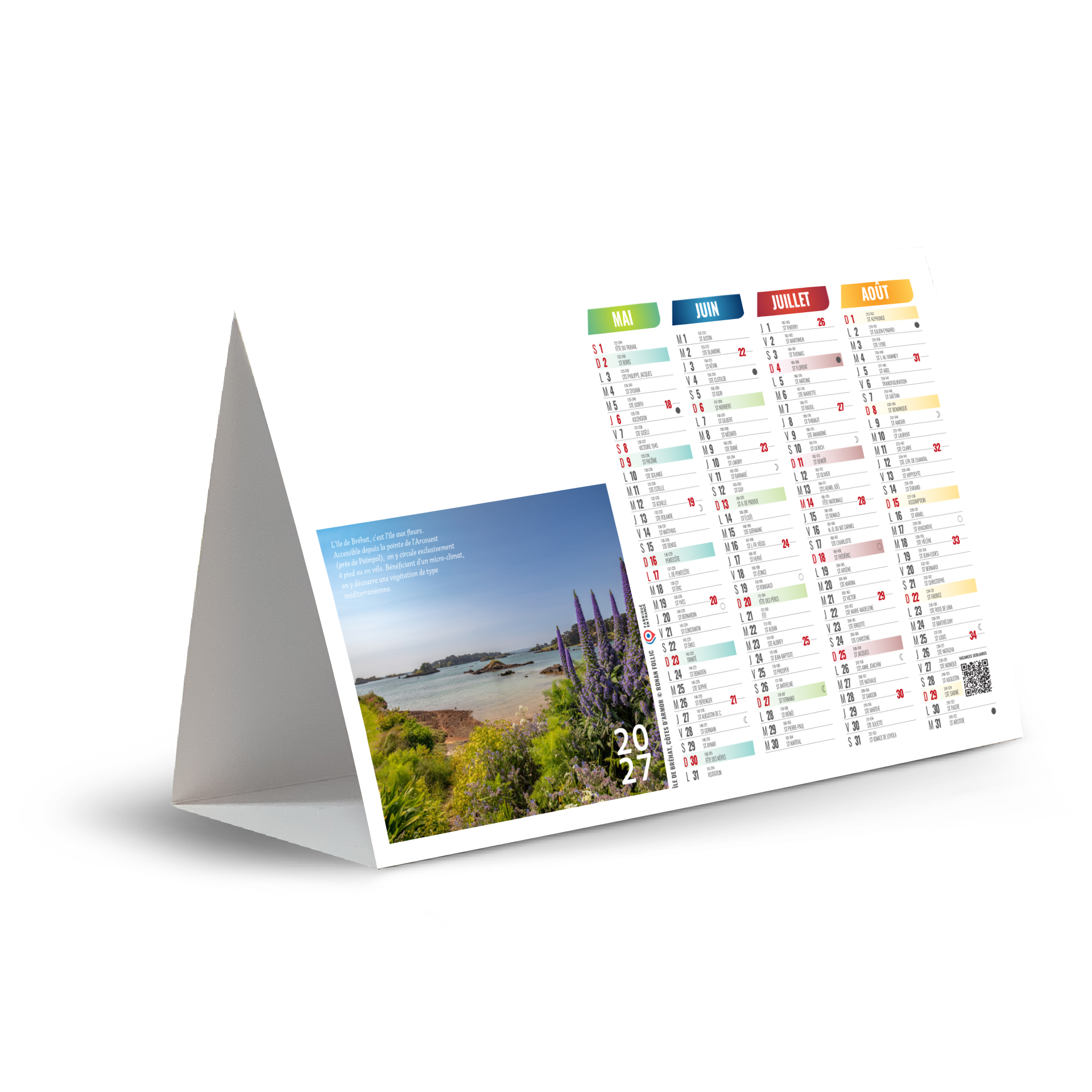 Triskele 2027 – Calendrier avec logo - vue 1