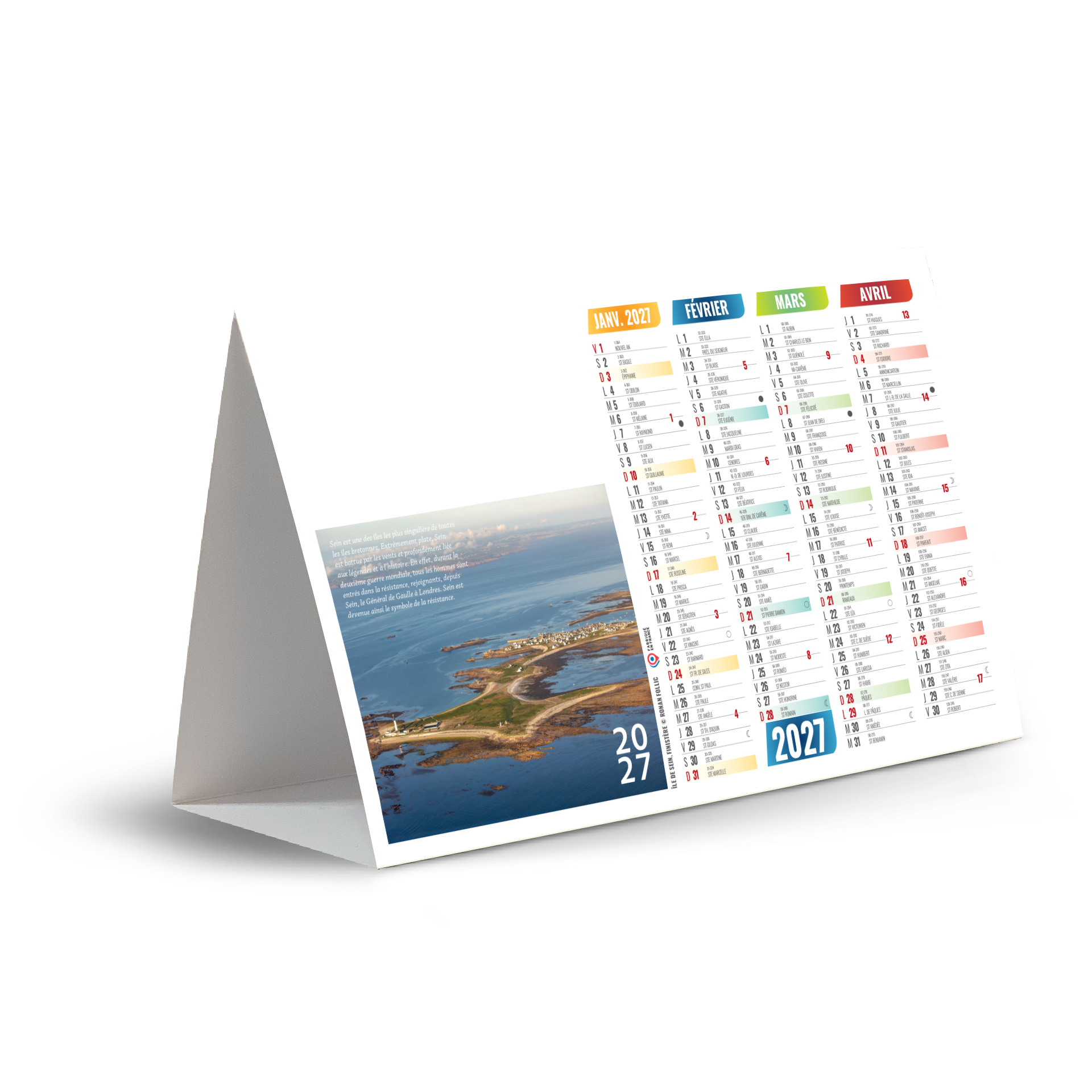 Triskele 2027 – Calendrier avec logo - vue 2