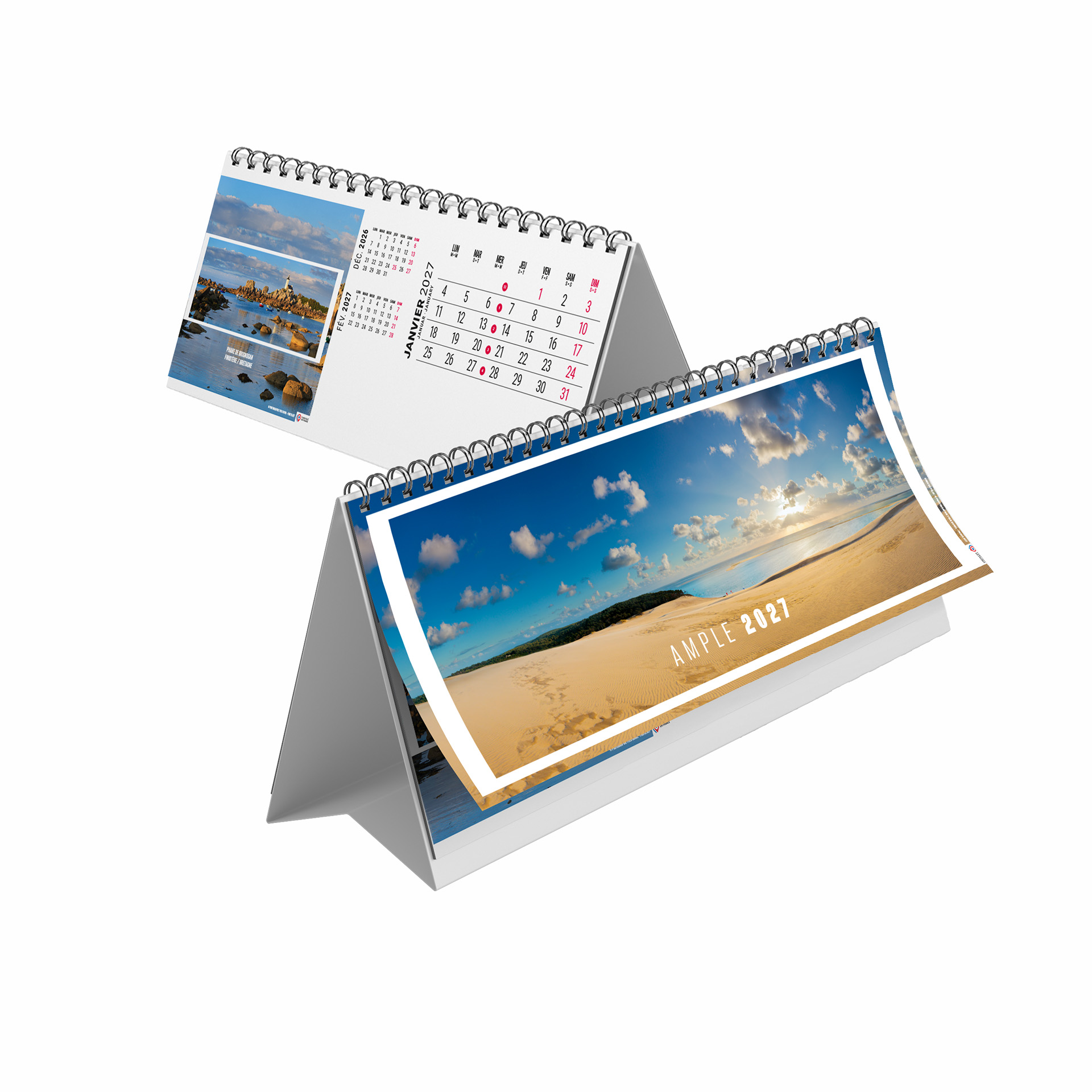 Ample 2027 – Calendrier avec logo - vue 1