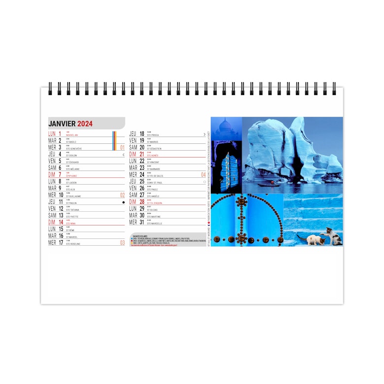 TUTO ASSEMBLAGE CALENDRIER CHEVALET 2024 