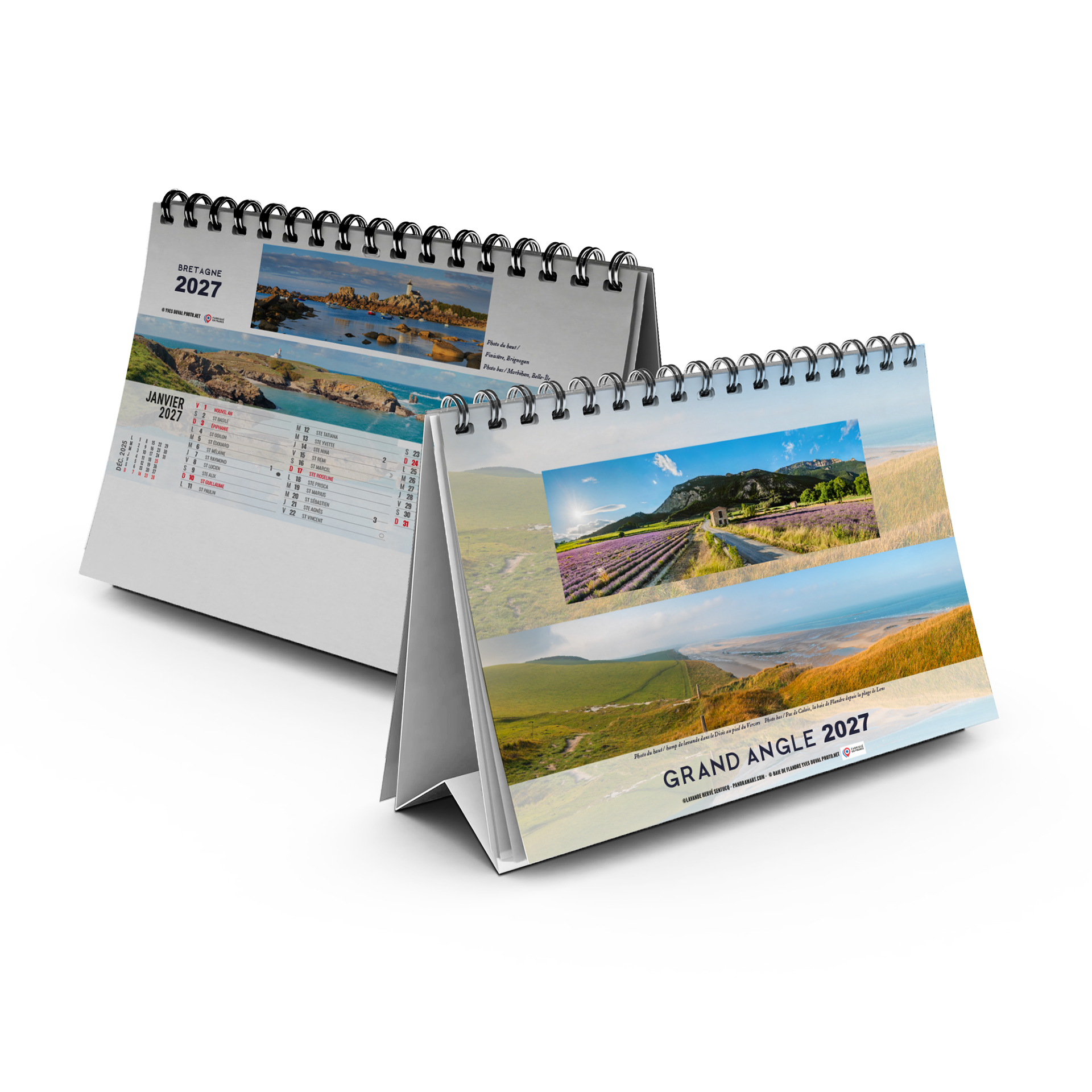 Grand angle 2027 – Calendrier avec logo