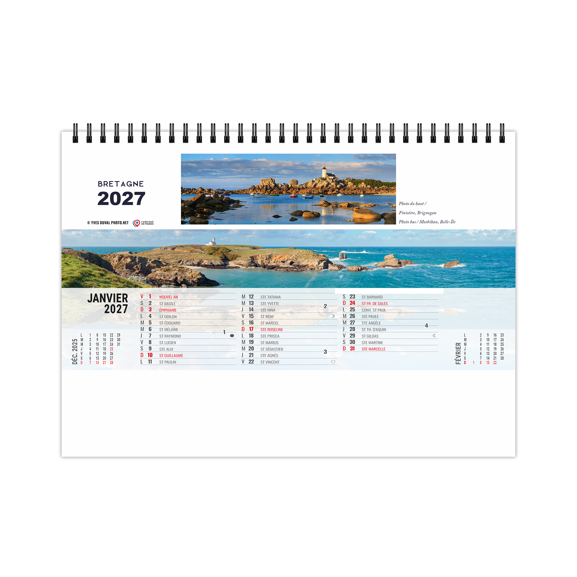 Grand angle 2027 – Calendrier avec logo - vue 2