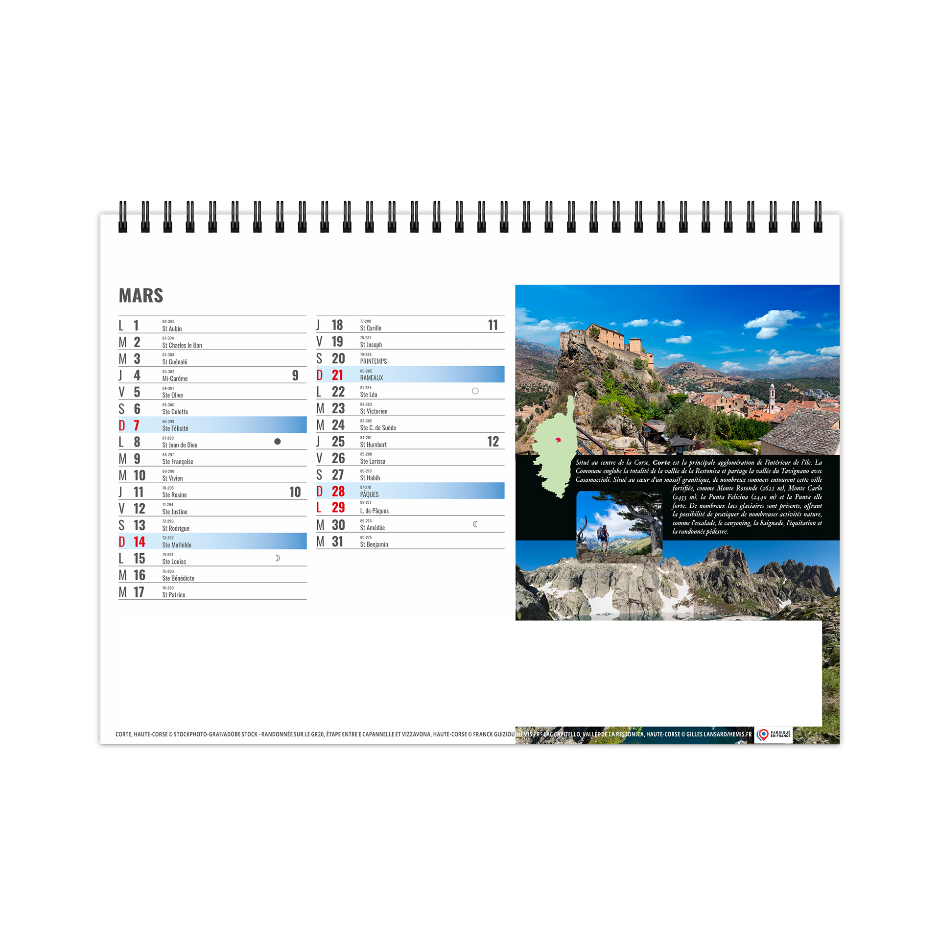 Méditerranéenne 2027 – Calendrier avec logo - vue 4