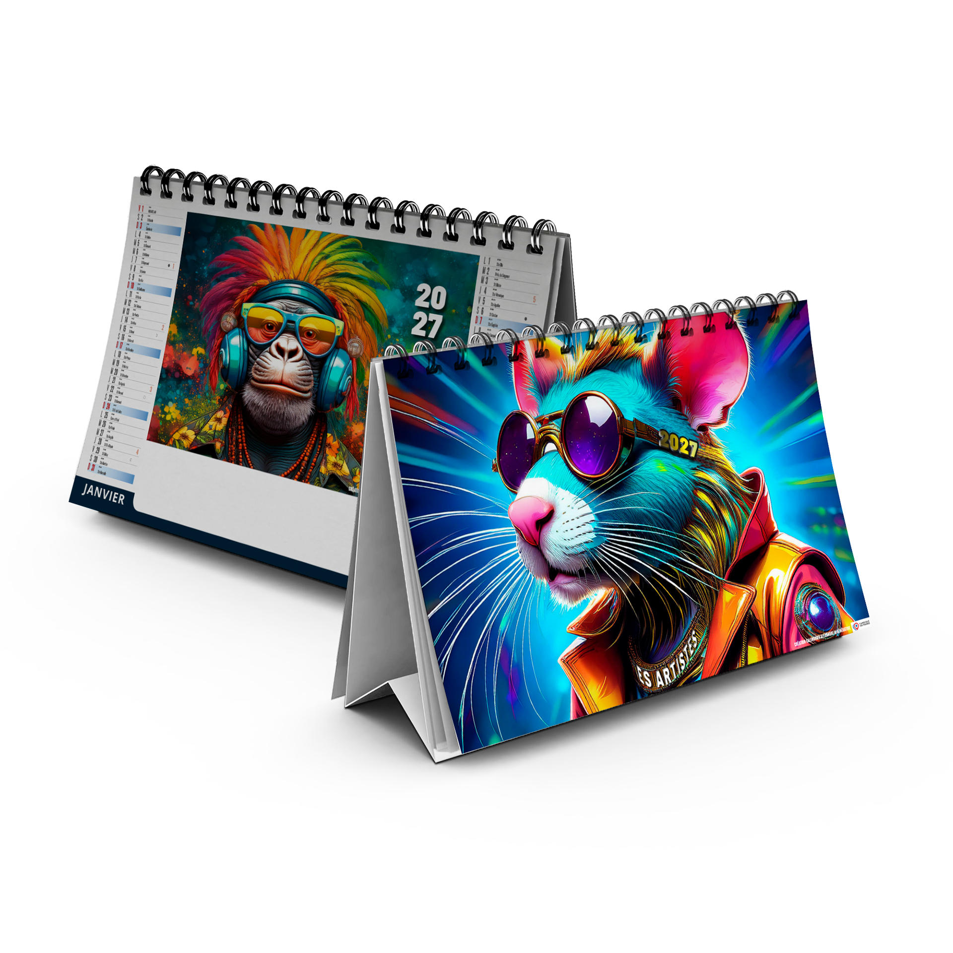 Portraits 2027 – Calendrier avec logo
