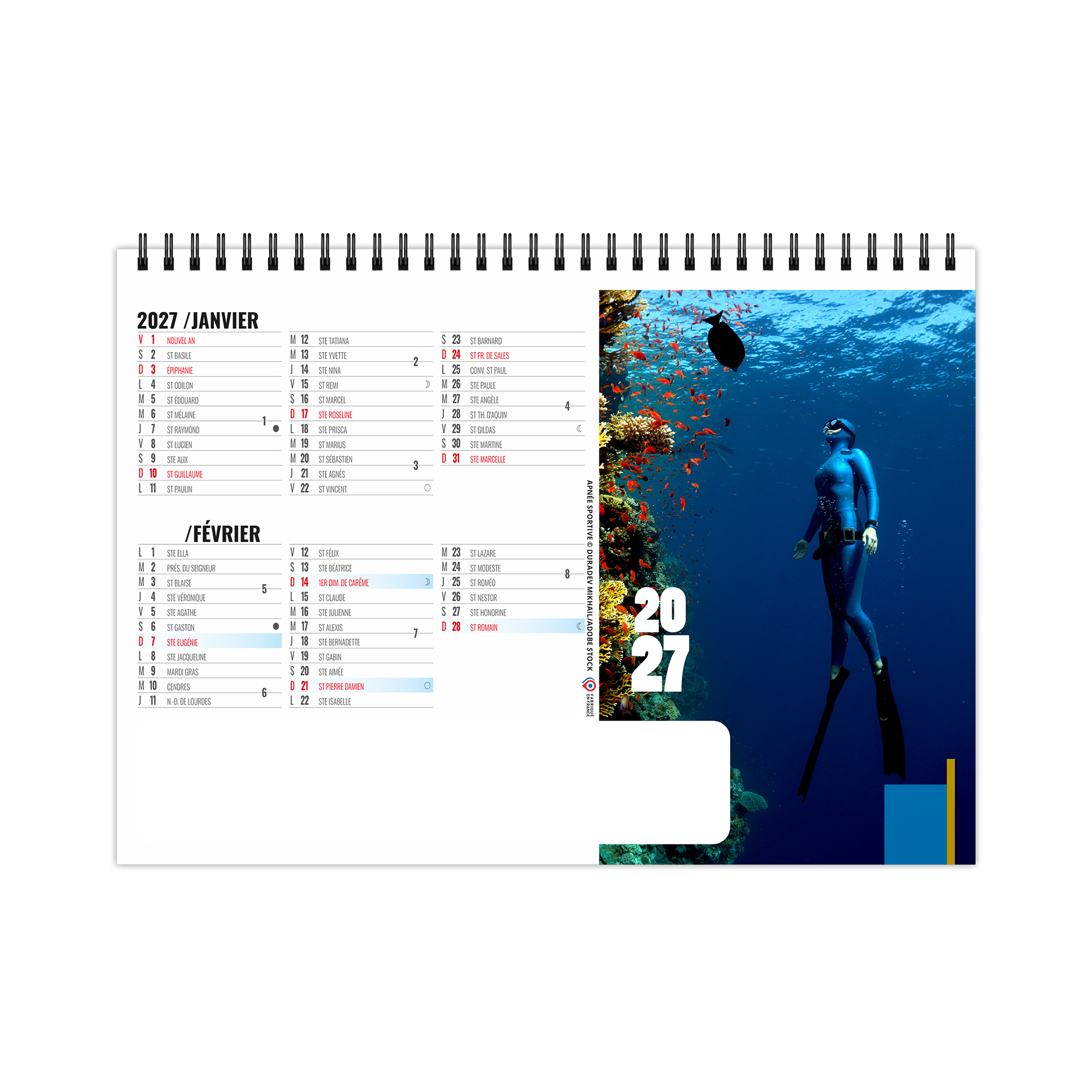 Dépassement 2027 – Calendrier avec logo - vue 2