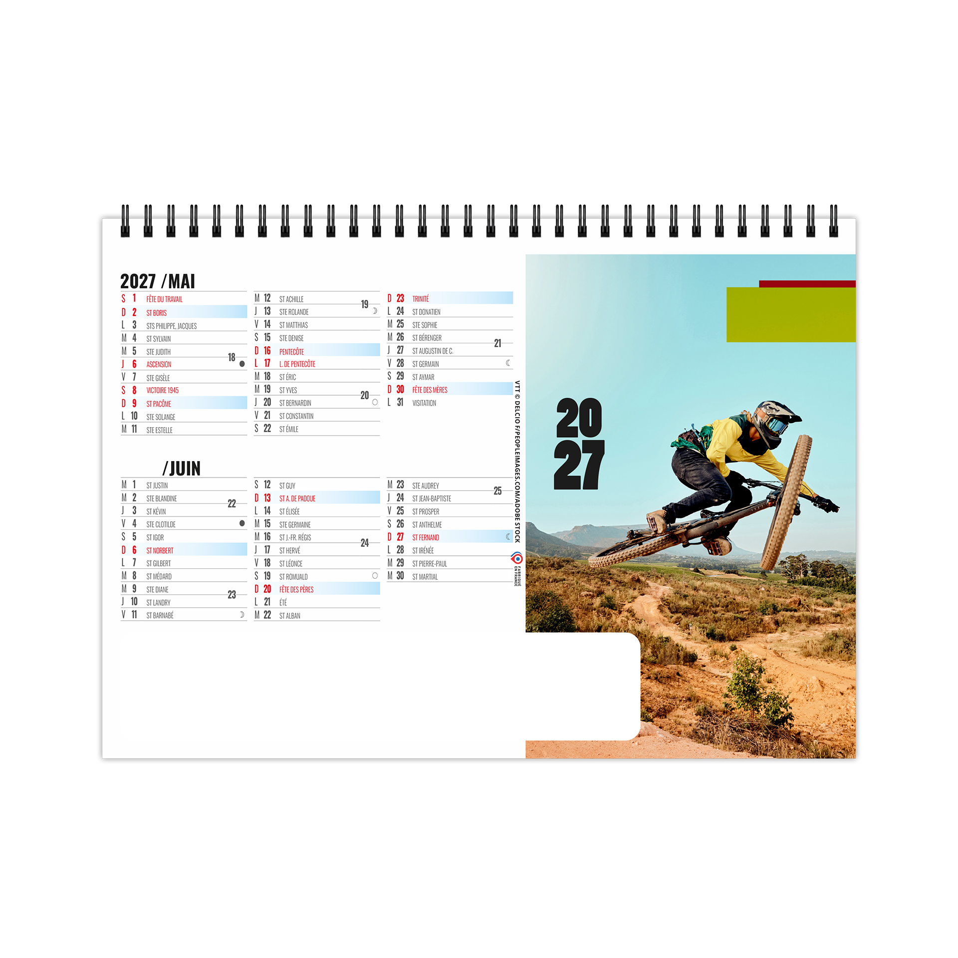 Dépassement 2027 – Calendrier avec logo - vue 4
