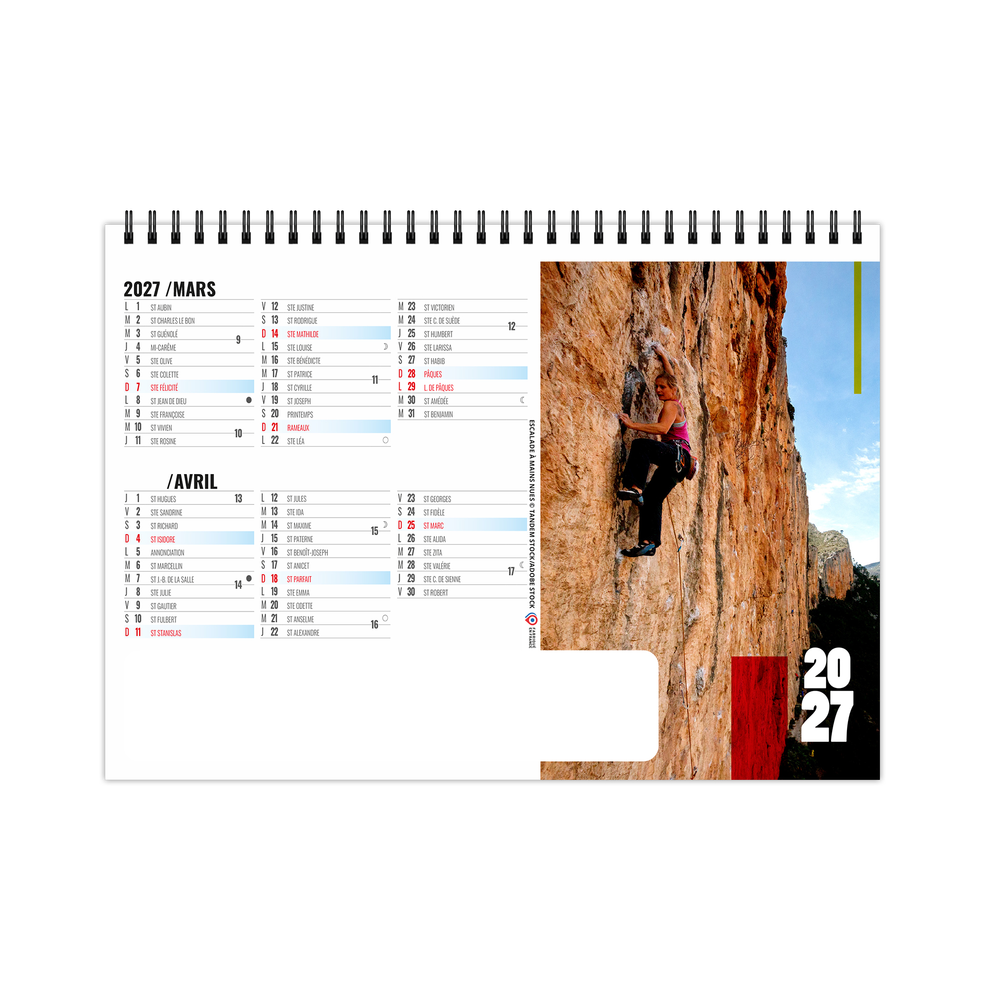 Dépassement 2027 – Calendrier avec logo - vue 3