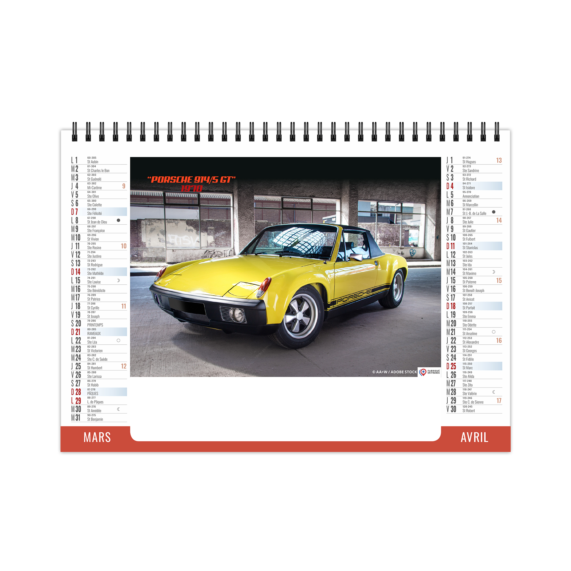Vitesse 2027 – Calendrier avec logo - vue 3