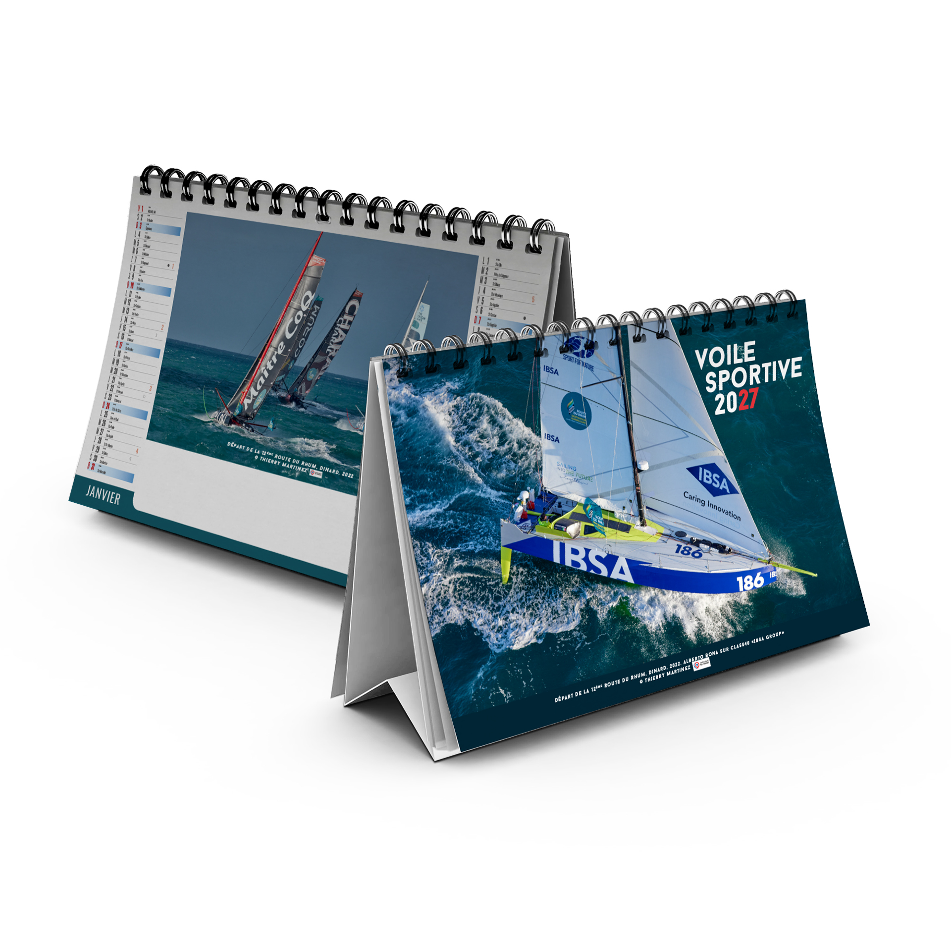 Trimaran 2027 – Calendrier avec logo - vue 1