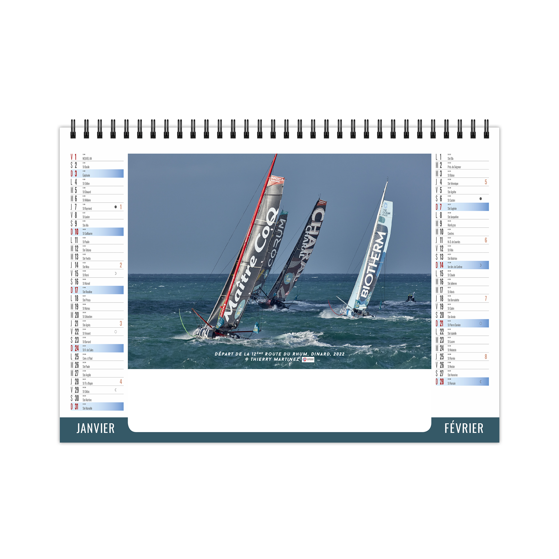 Trimaran 2027 – Calendrier avec logo - vue 2