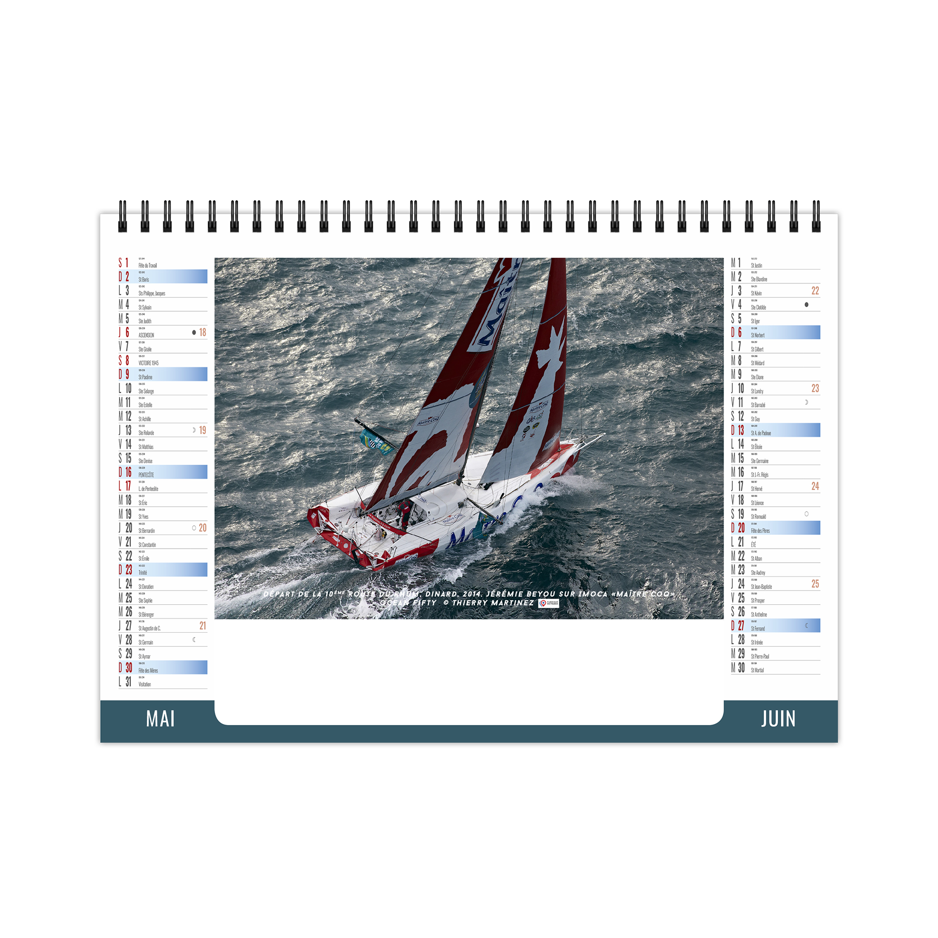 Trimaran 2027 – Calendrier avec logo - vue 4